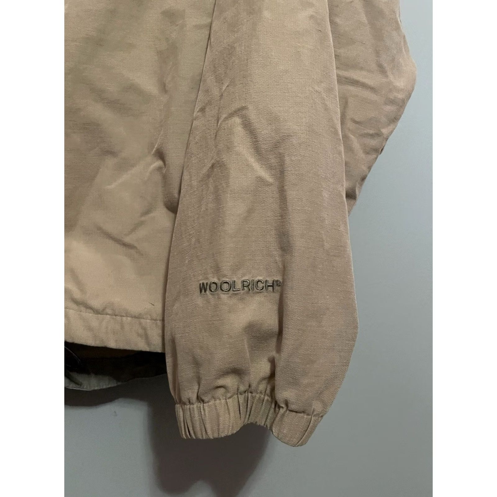 Vintage VINTAGE Woolrich Bomber Jacket Mens XL Brown 80s Polyester Shell Zip Up Cardigan Style Size US XL / EU 56 / 4 - 4 Thumbnail