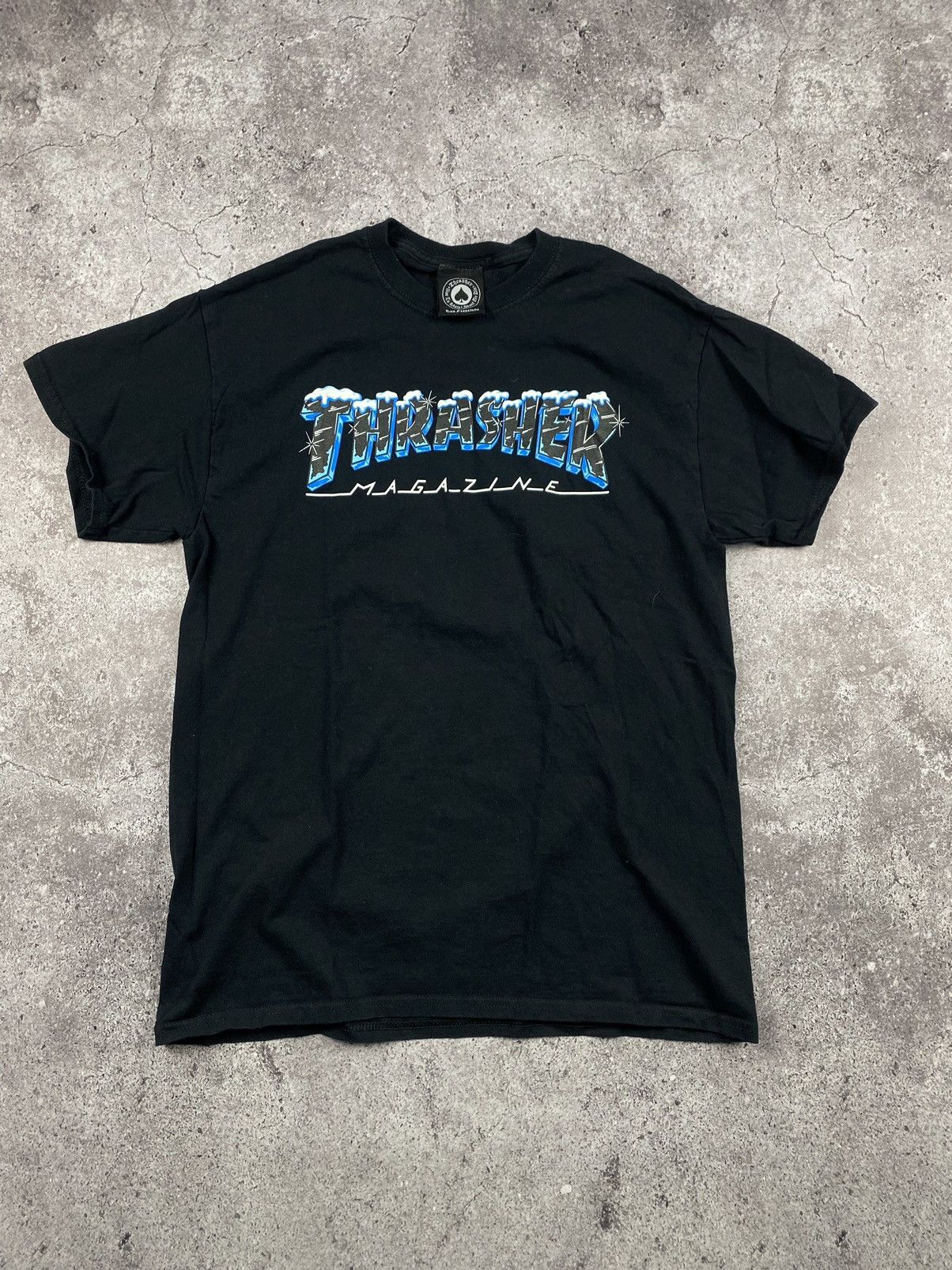 Thrasher × Vintage ❗️RARE❗️Thrasher Winter Ice🧊 00s Vintage t shirt Size US M / EU 48-50 / 2 - 1 Thumbnail