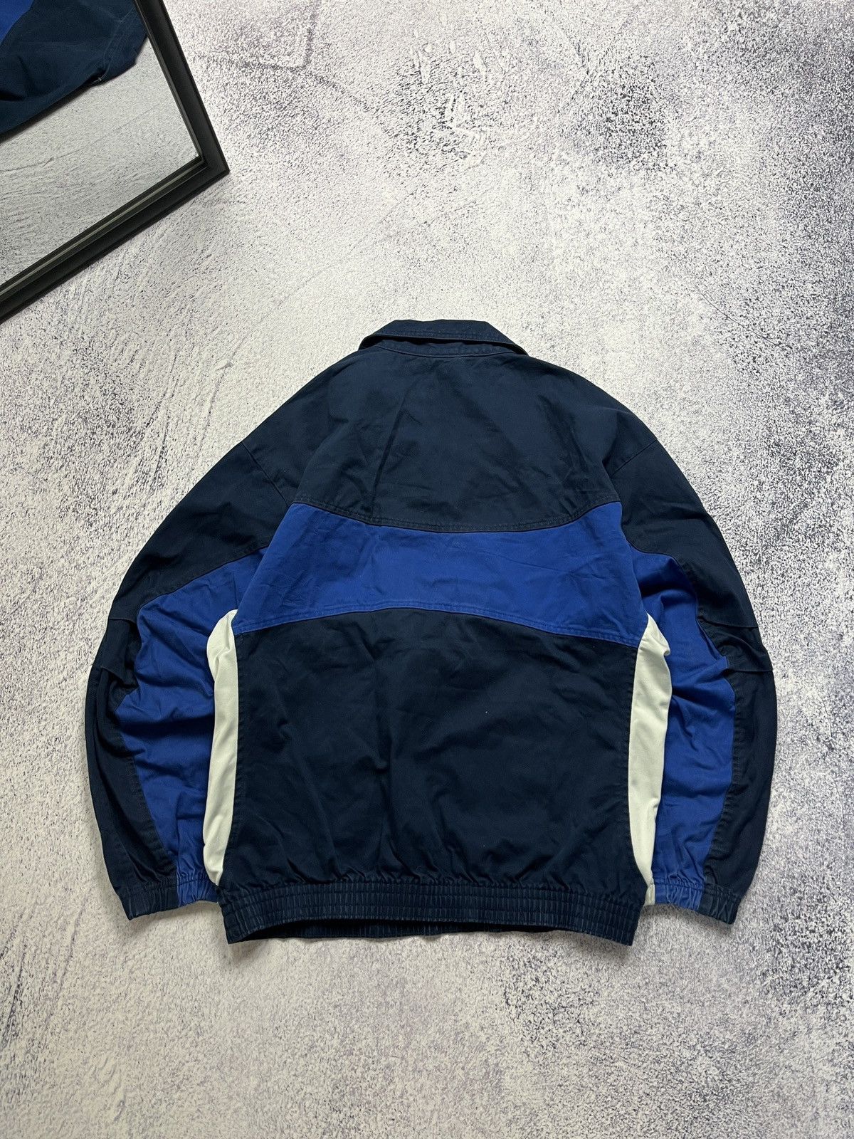 Nike × Vintage Nike Vintage Center Swoosh Drill Anorak Cotton Jacket 90’s Size US S / EU 44-46 / 1 - 7 Thumbnail
