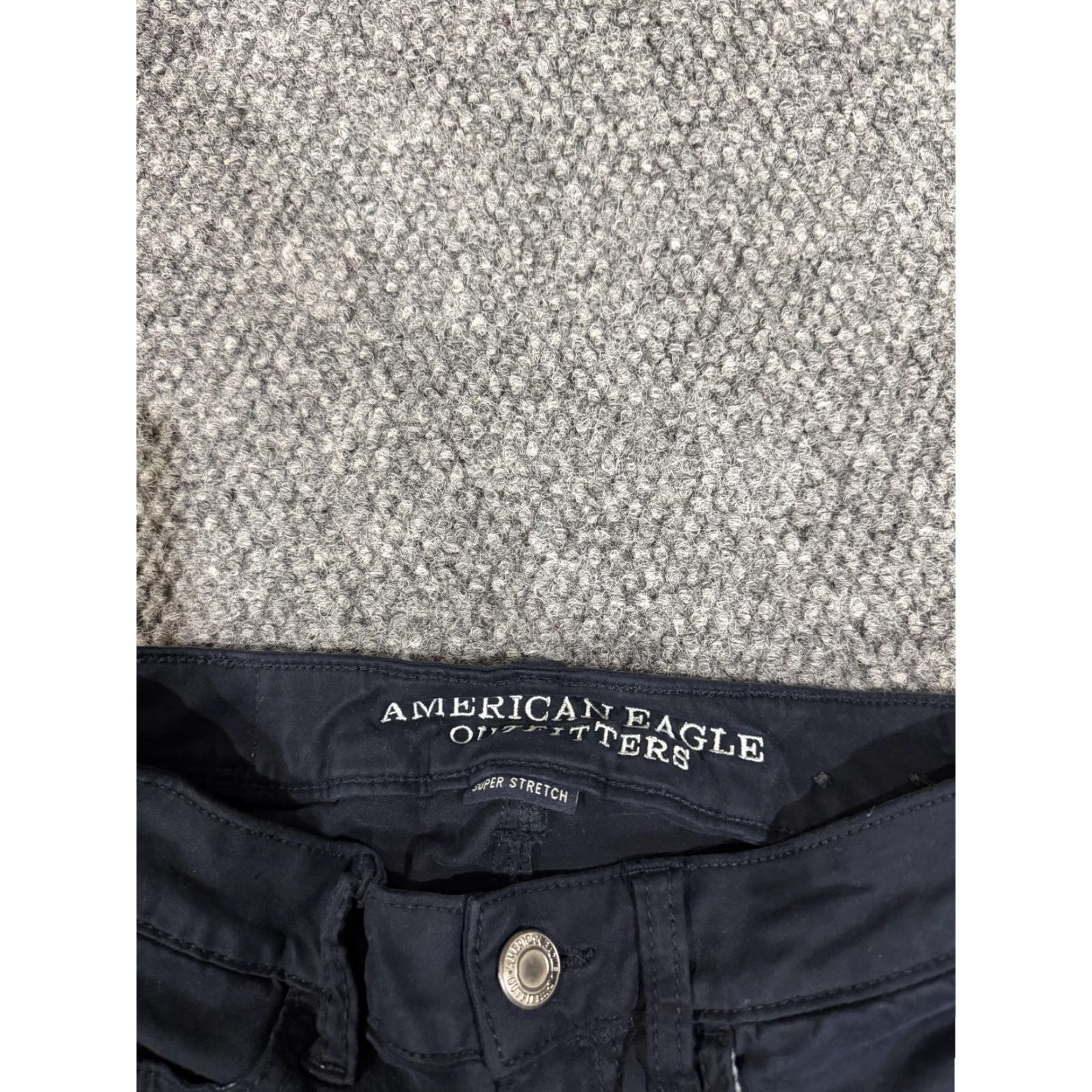 American Eagle Outfitters VINTAGE? No. American Eagle Outfitters Jeans Womens 00 Dark Blue Jegging Super Stretch Denim Jeans 5-Pocket Pocket Womens Mens? Size 24" / US 00 / IT 34 - 3 Thumbnail