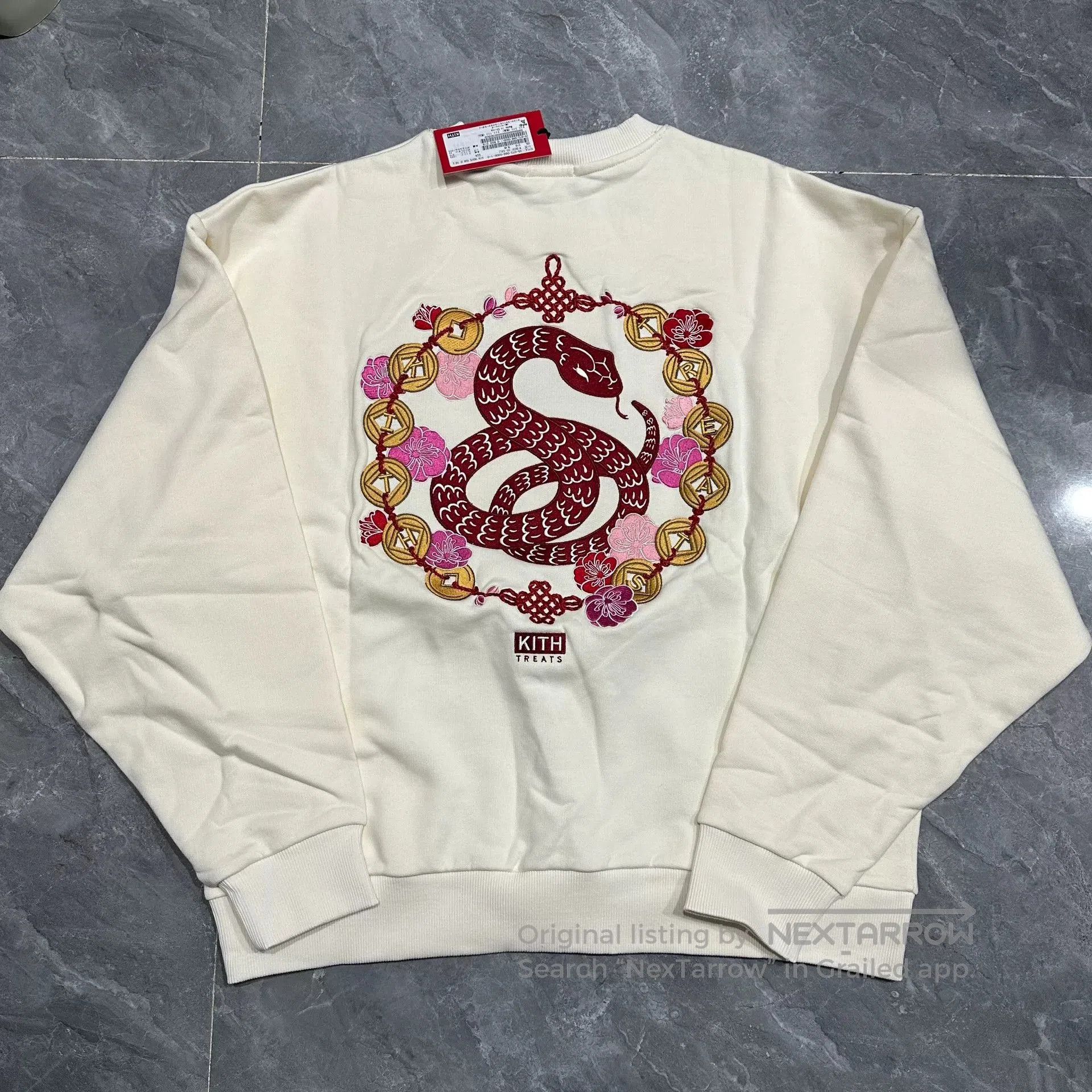 Kith 25th Snake Year Collab Crewneck Sweatshirt.