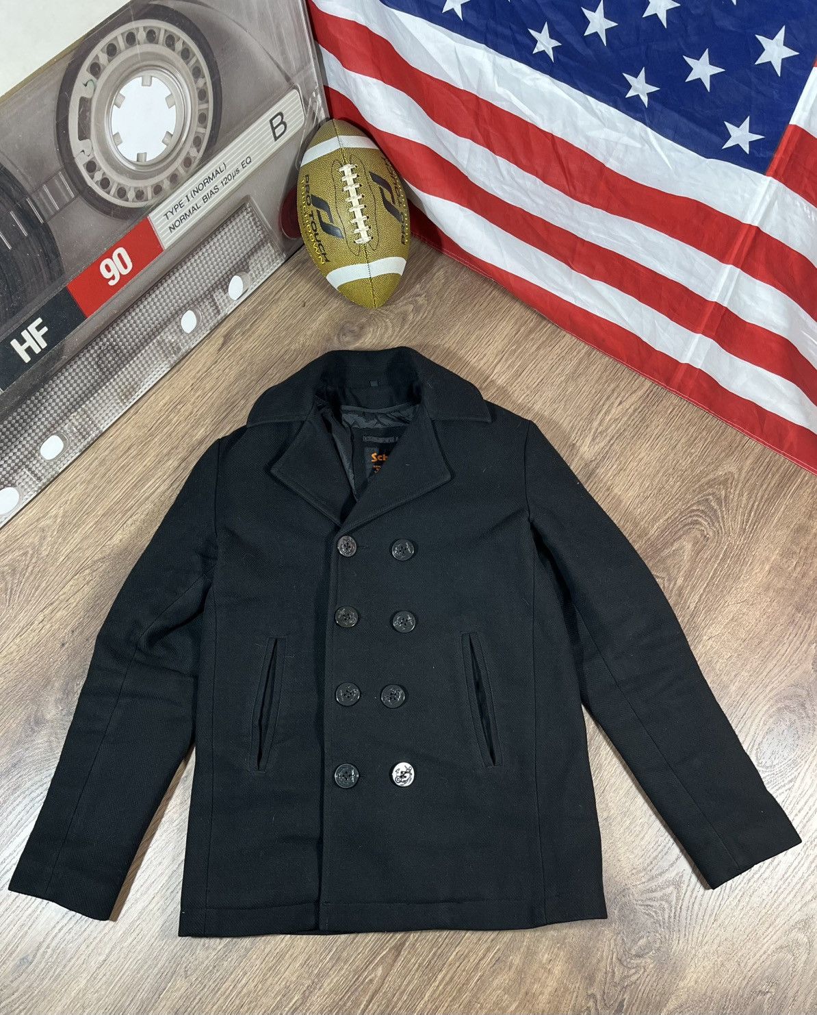 Vintage Schott Wool Coat Jacket