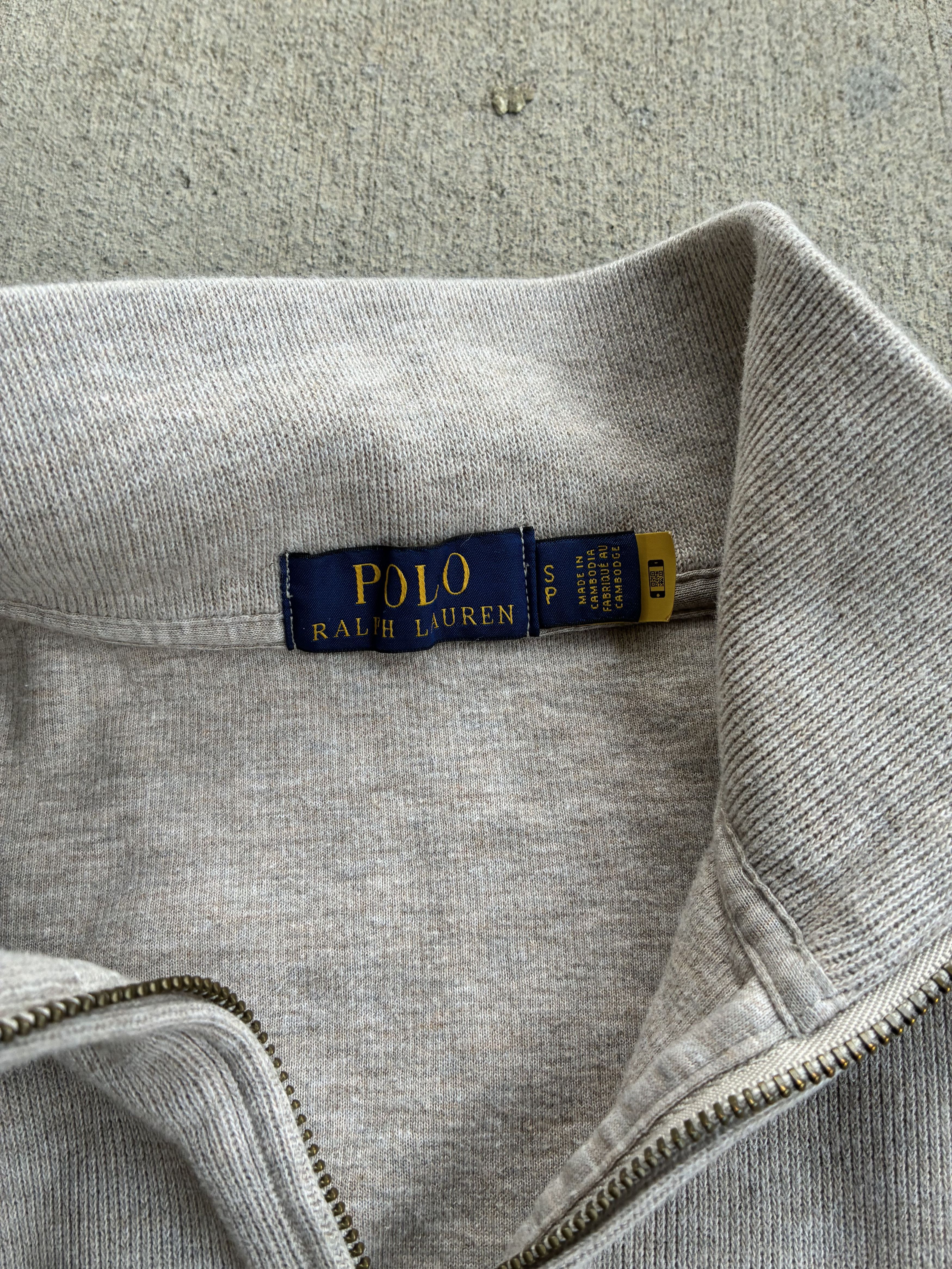 Polo Ralph Lauren Polo Ralph Lauren Men's Grey and Cream Jumper Size US S / EU 44-46 / 1 - 3 Thumbnail