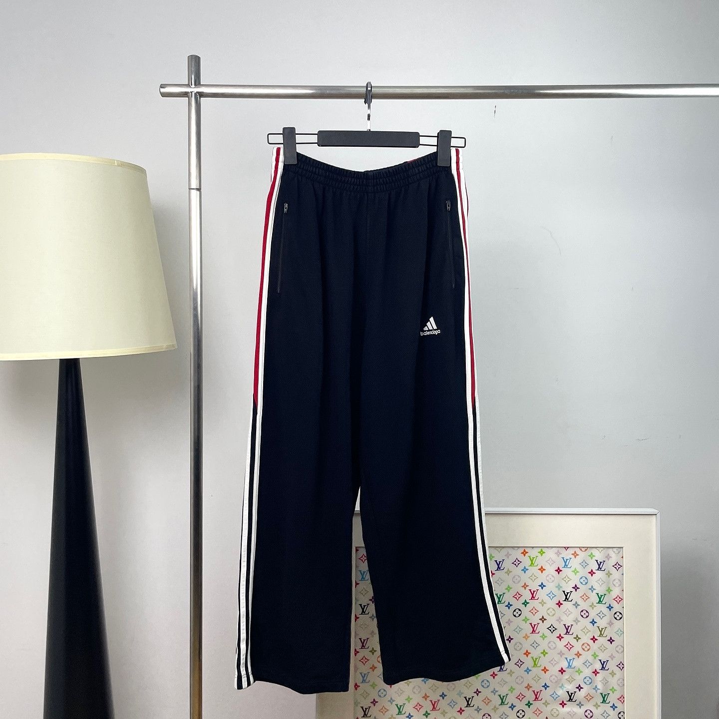 Balenciaga Balenciaga x Adidas Colorblock Sweatpants Size S Size US 30 / EU 46 - 1 Thumbnail