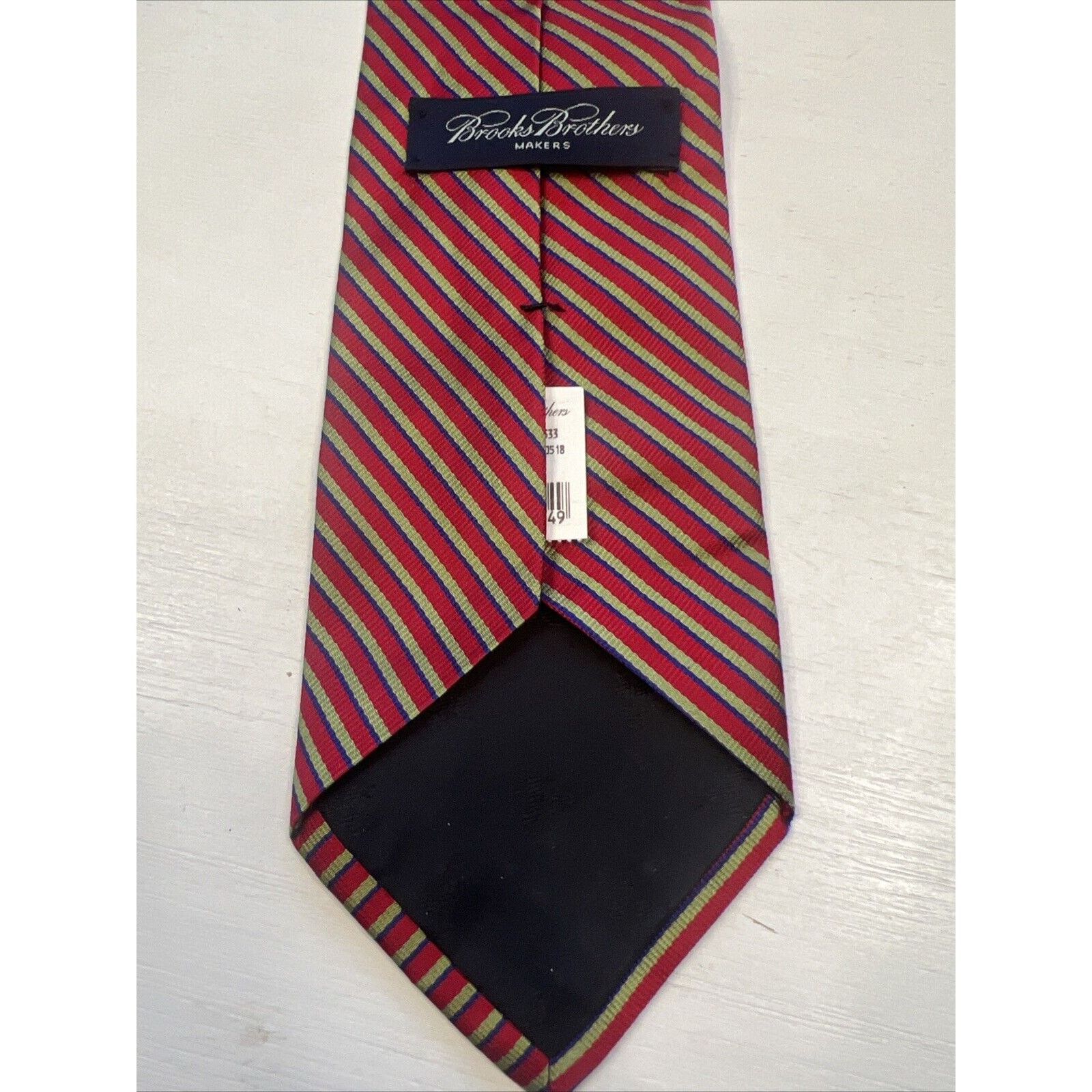 Brooks Brothers NWT Brooks Brothers Makers Silk Tie ~ Black Label ~ Red Size ONE SIZE - 3 Thumbnail