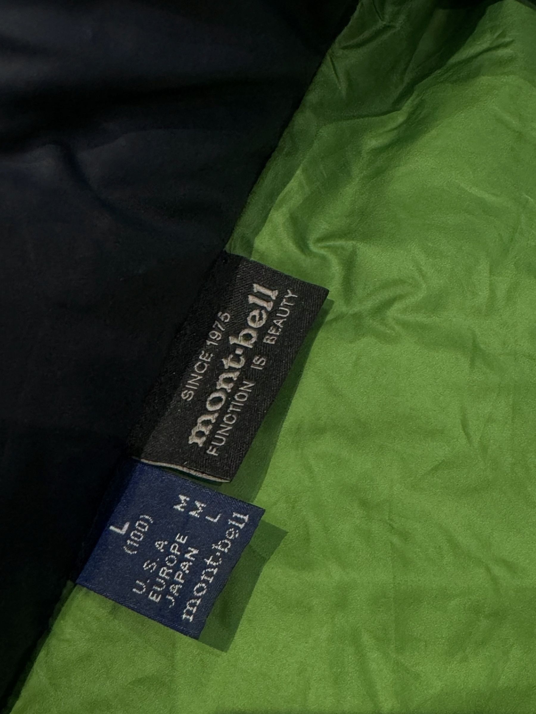 Montbell Montbell Down Jacket EX800 Puffer Green Vintage Size US L / EU 52-54 / 3 - 8 Thumbnail