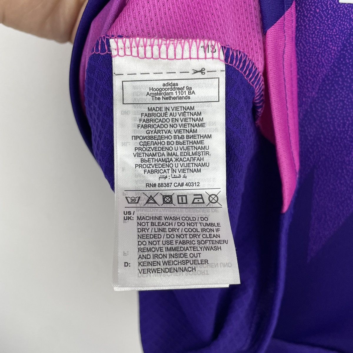 Adidas Germany Jamal Musiala Away Jersey Adidas Pink 2024/2025 sz S Size US S / EU 44-46 / 1 - 7 Thumbnail