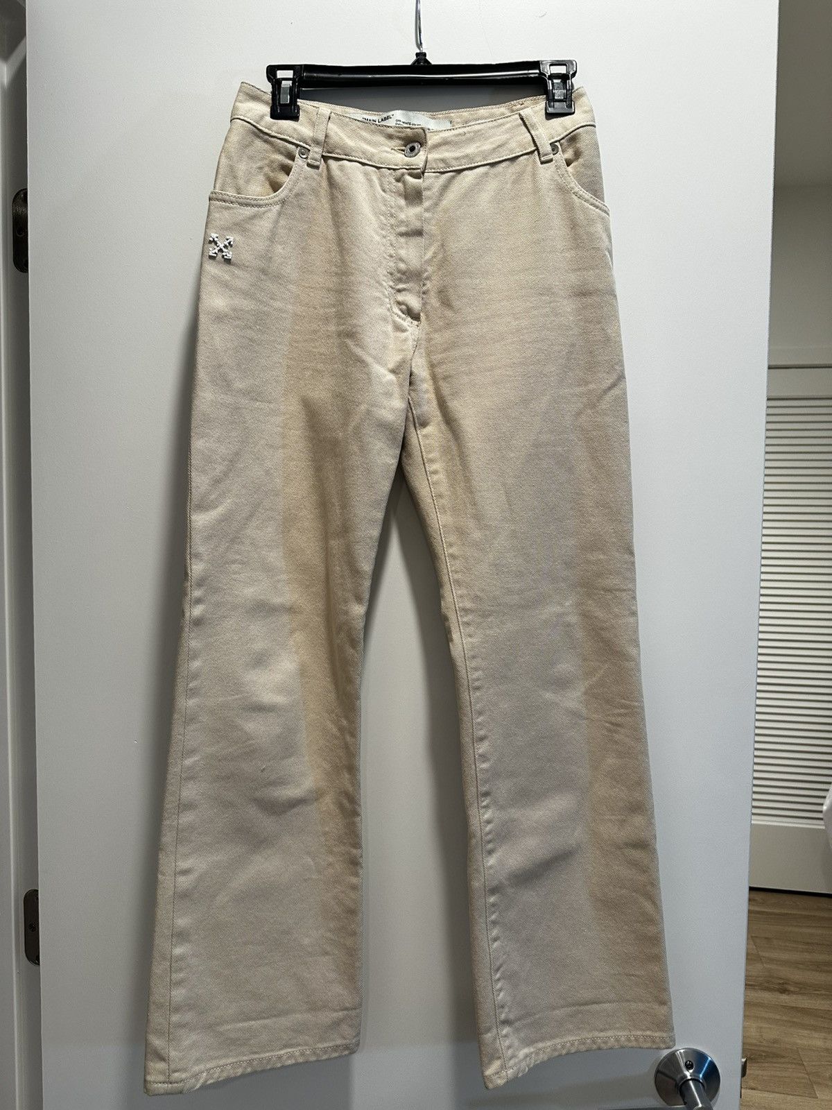 Off-White Women’s Off-White Denim jeans straight fit Size 26" / US 2 / IT 38 - 8 Thumbnail