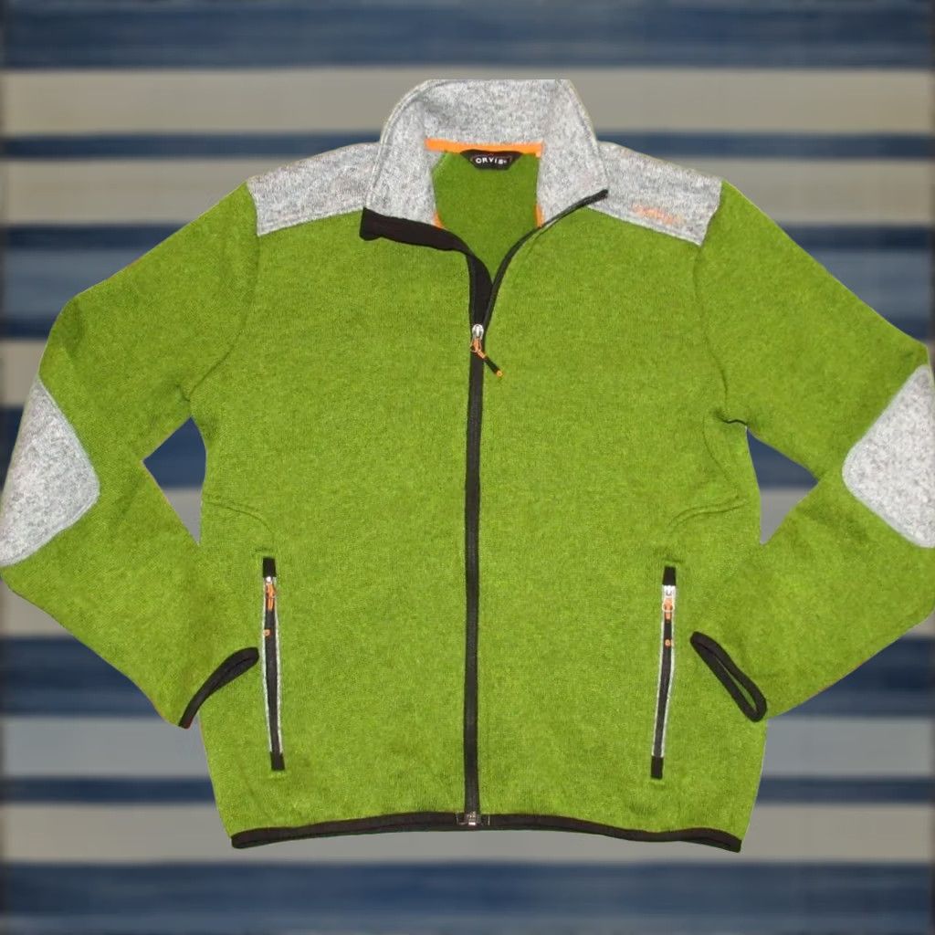 Orvis ORVIS Green Jackson Full Zip Fleece Jacket Medium M Mens Jacket Size US M / EU 48-50 / 2 - 1 Thumbnail