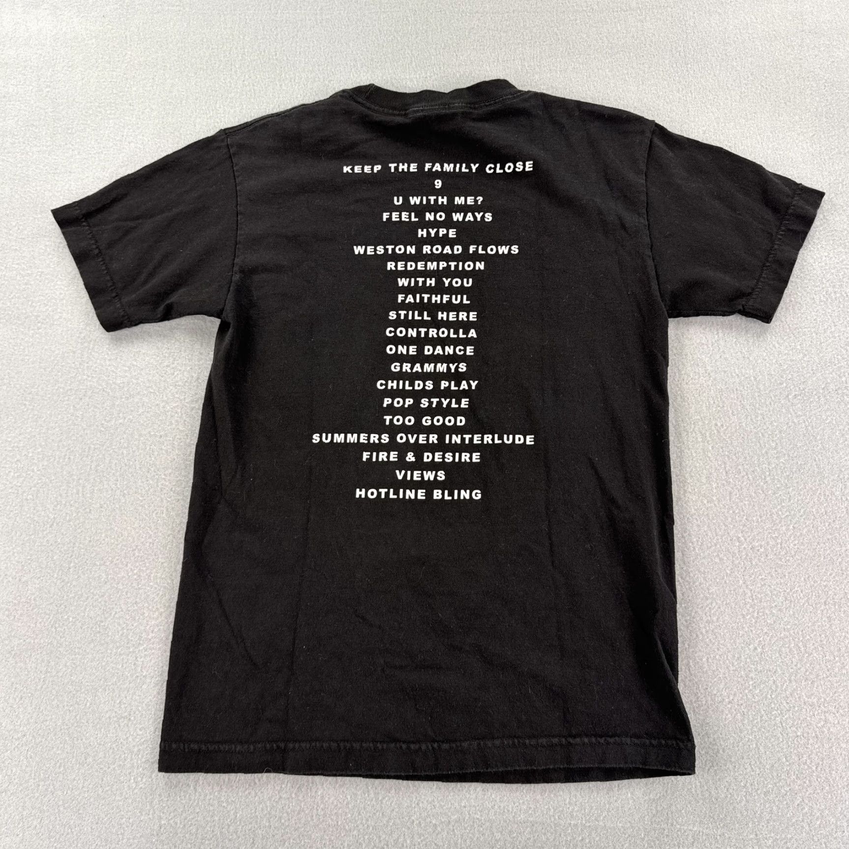 Vintage Drake Views Shirt Mens Small Black Alstyle Rap Hip Hop Album Tour Tracklist Tee Size US S / EU 44-46 / 1 - 3 Thumbnail
