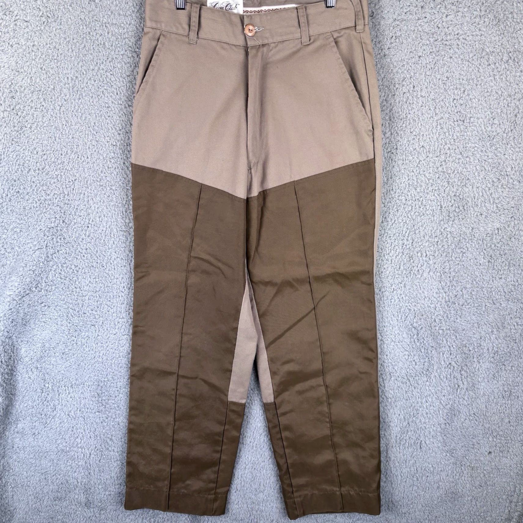 Vintage VINTAGE Hunting Pants Mens 30x30 Brown Canvas Briar Upland Brush Gun Club Sportswear Pants Straight 5-Pocket 30 Inseam Brown 90s Outdoor Mens Size US 30 / EU 46 - 2 Thumbnail