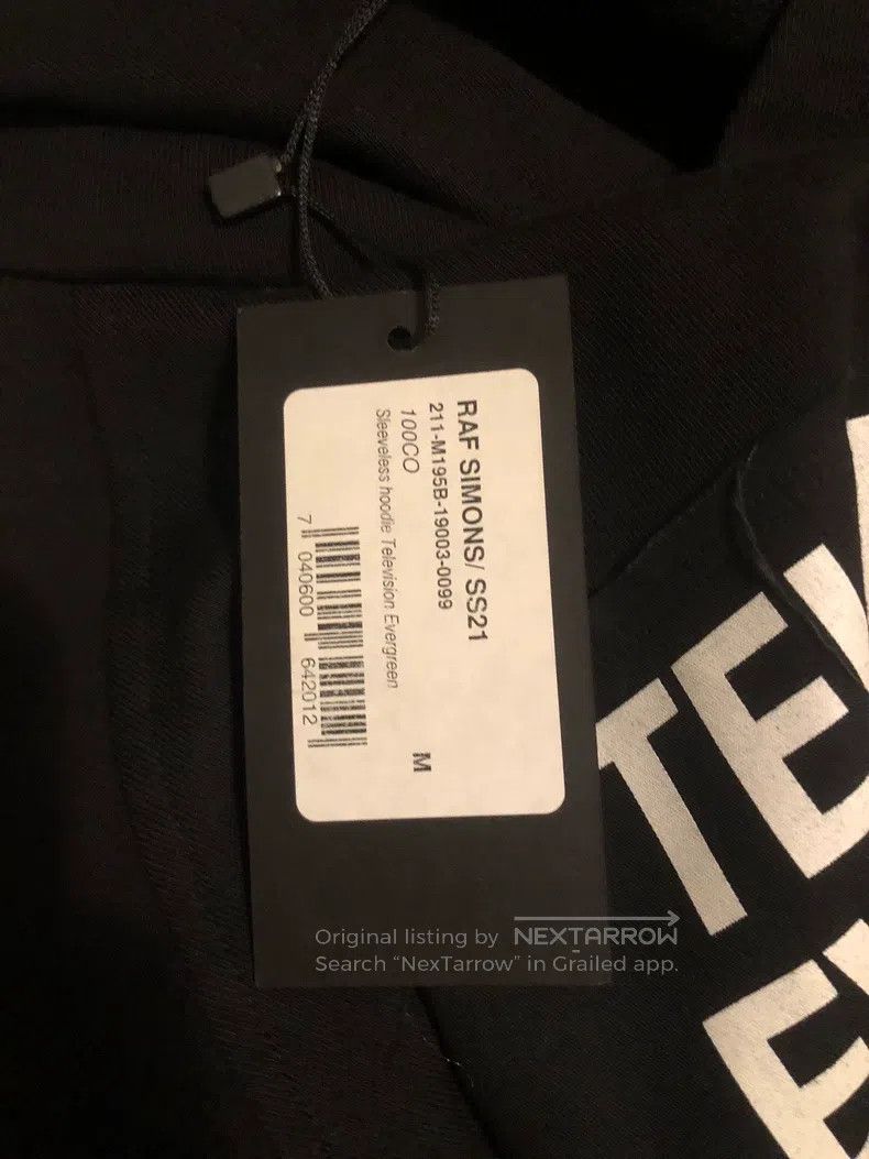 Raf Simons Raf Simons TV slogan sleeveless hooded suit Size US M / EU 48-50 / 2 - 7 Thumbnail