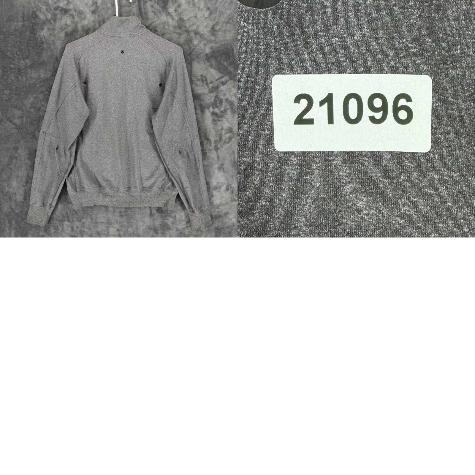 Lululemon Lululemon Mens Grey Heather Full Zip Track Jacket Mock Neck Size L Size US L / EU 52-54 / 3 - 8 Thumbnail