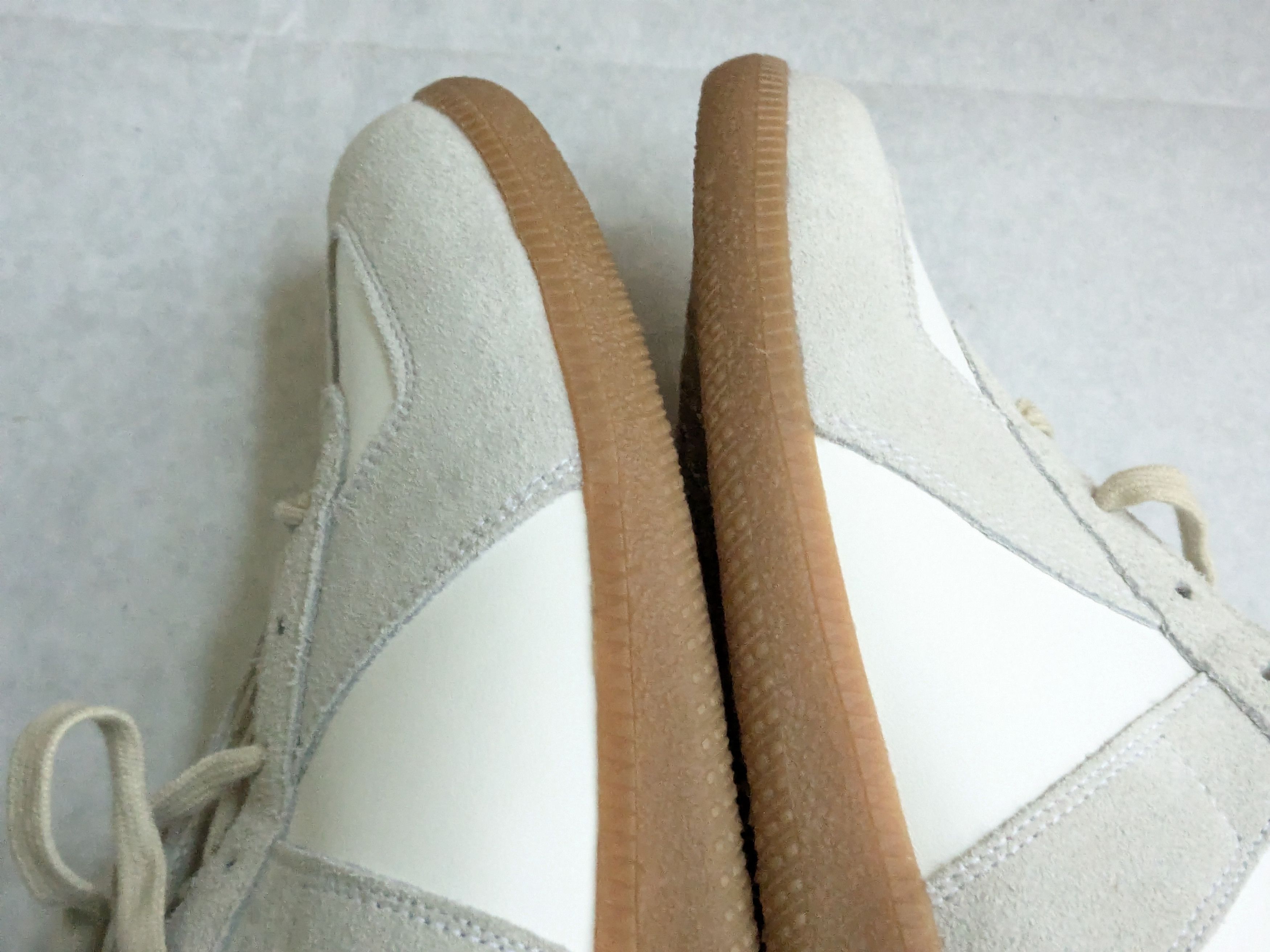 Maison Margiela Maison Margiela GAT White Gray 12 45 Low Tops Size US 12 / EU 45 - 12 Thumbnail