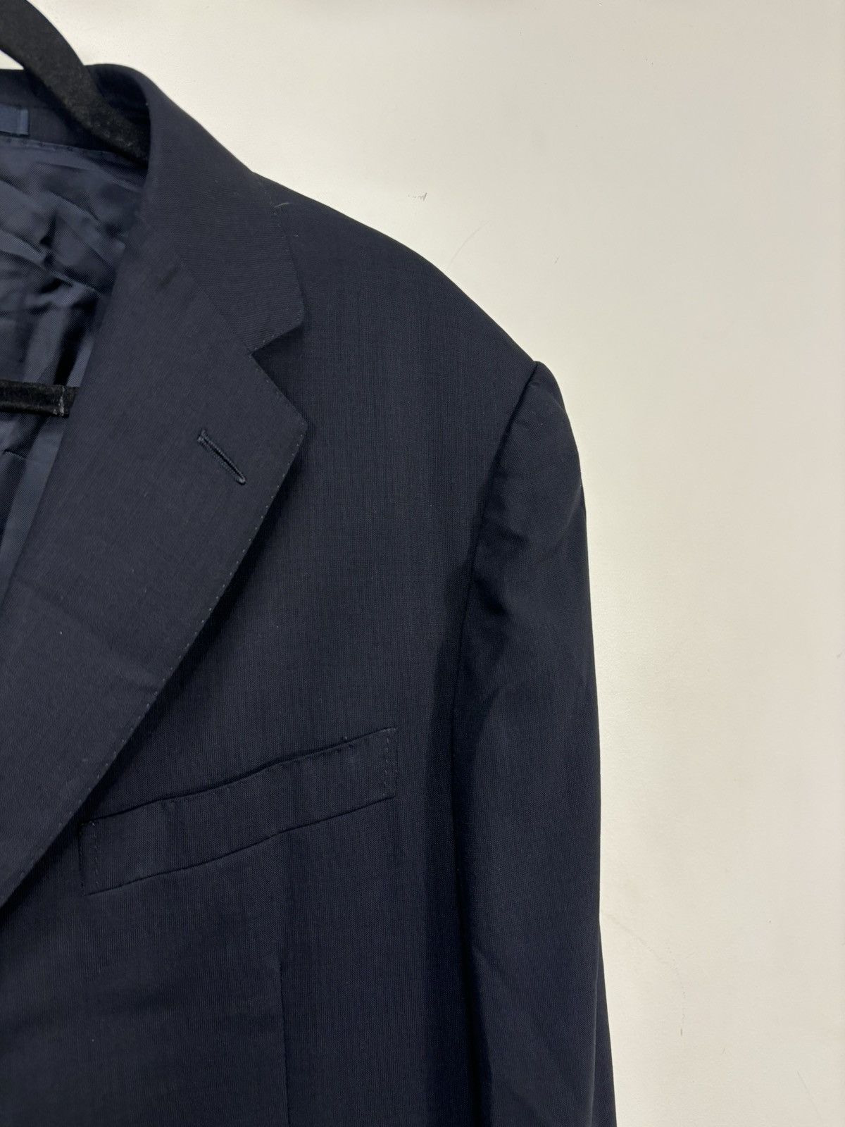 Ermenegildo Zegna Ermenegildo Zegna High Performance Men’s Navy Wool Silk Suit Size 44R - 8 Thumbnail