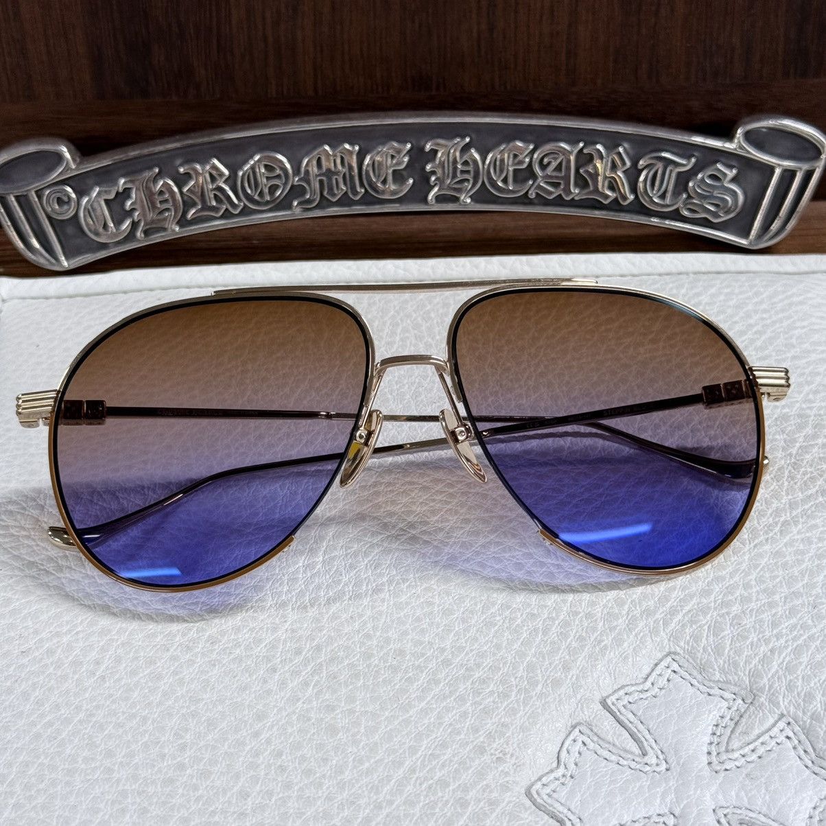 Chrome Hearts Chrome Hearts Steppin' Blu Sunglasses | Grailed