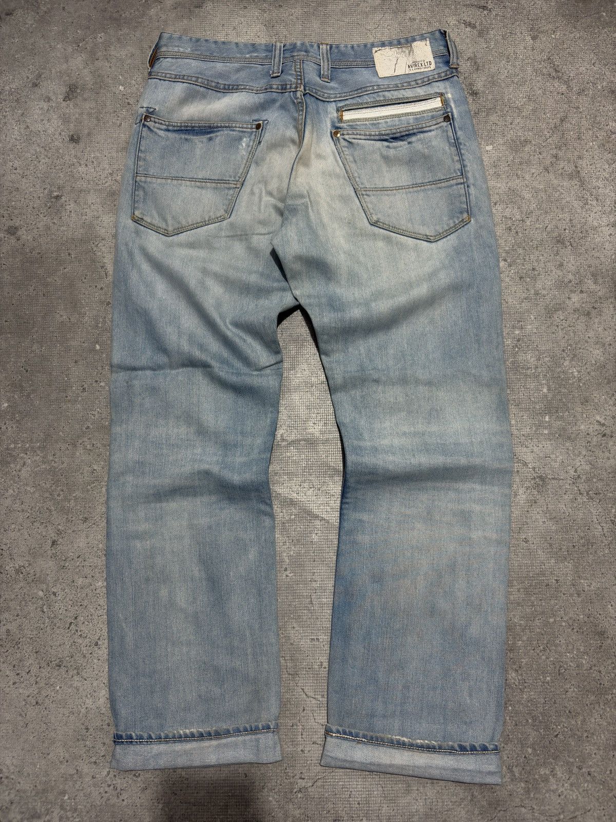 Avirex AVIREX PATCH WORK DENIM PANTS Size US 34 / EU 50 - 3 Thumbnail