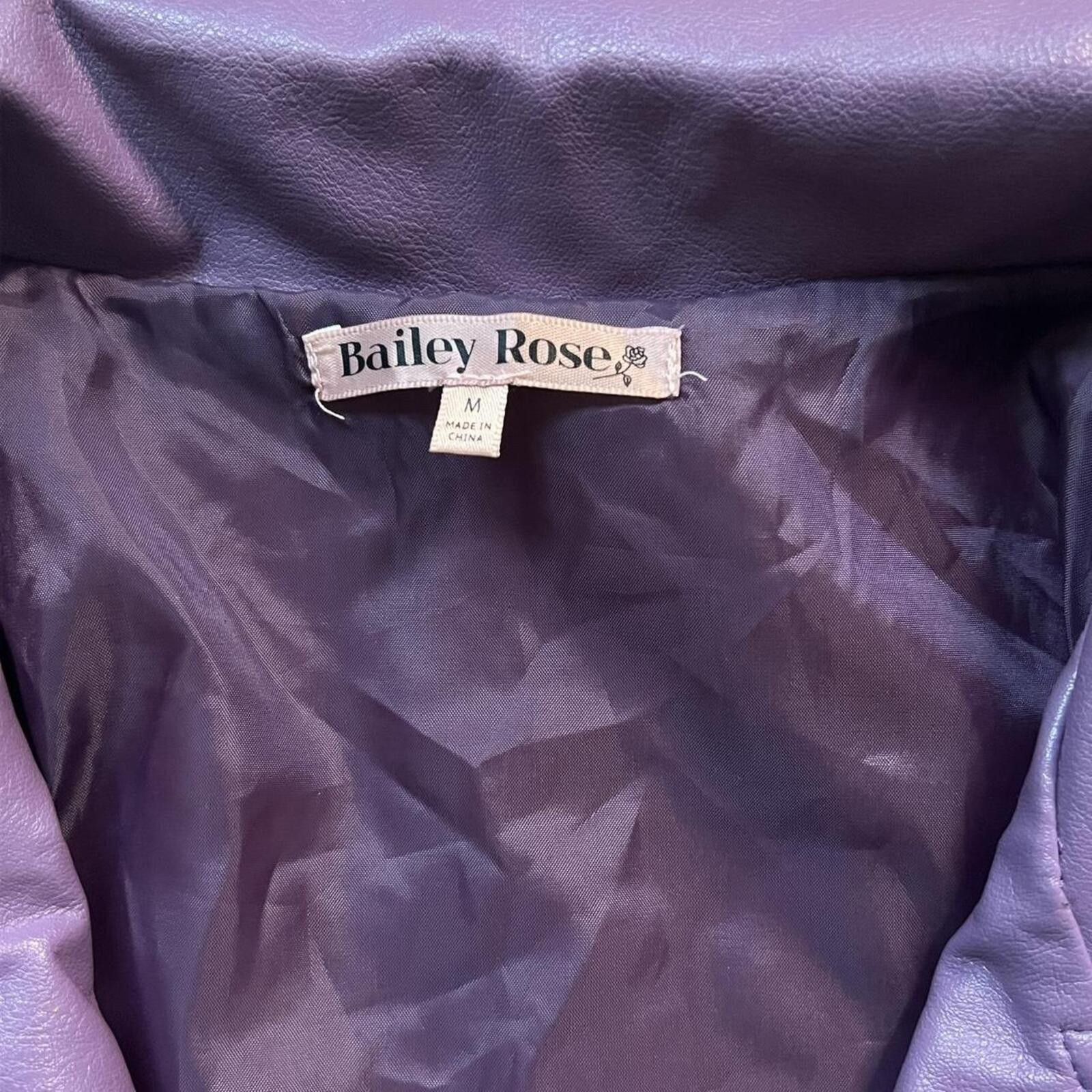 Other Bailey Rose faux leather belted trench coat Size S / US 4 / IT 40 - 4 Thumbnail