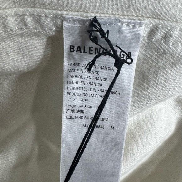 Balenciaga Balenciaga Logo-Embroidered Shirt Jacket White Men’s Medium Size US M / EU 48-50 / 2 - 5 Thumbnail