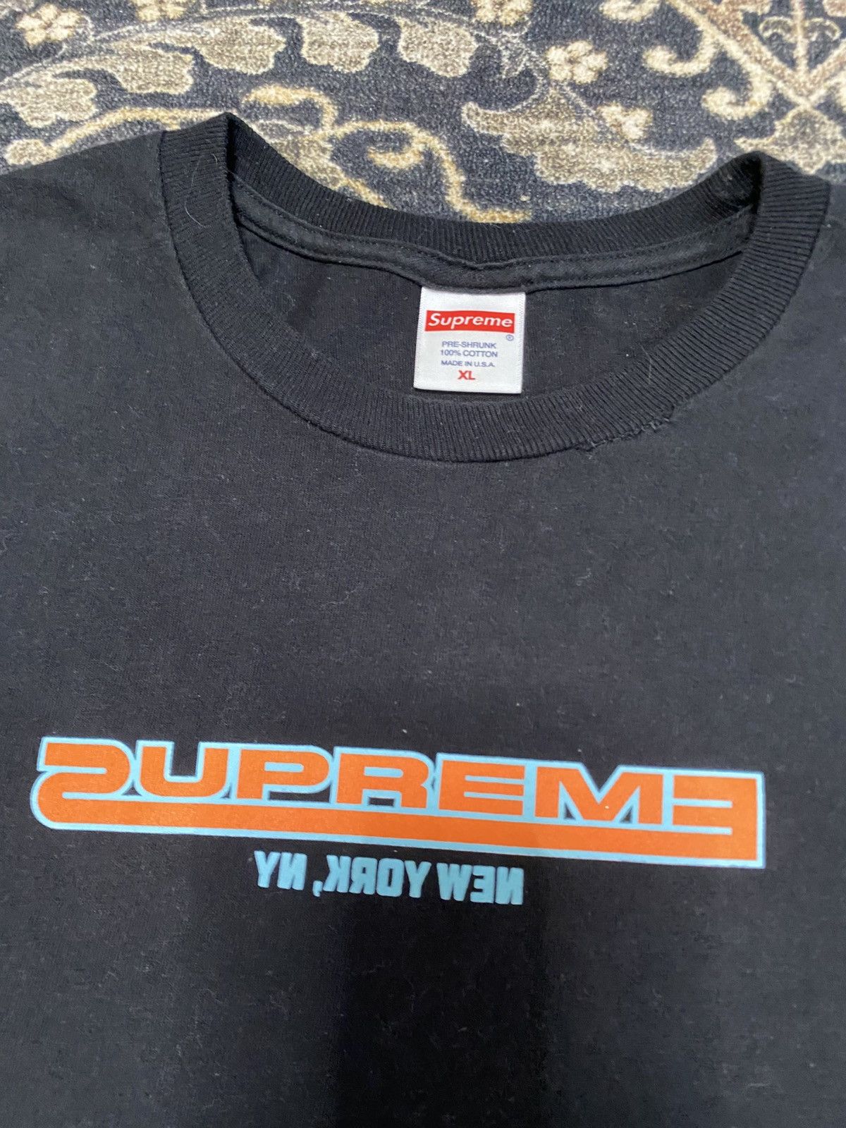 Supreme Supreme connected tee black Size US XL / EU 56 / 4 - 2 Thumbnail