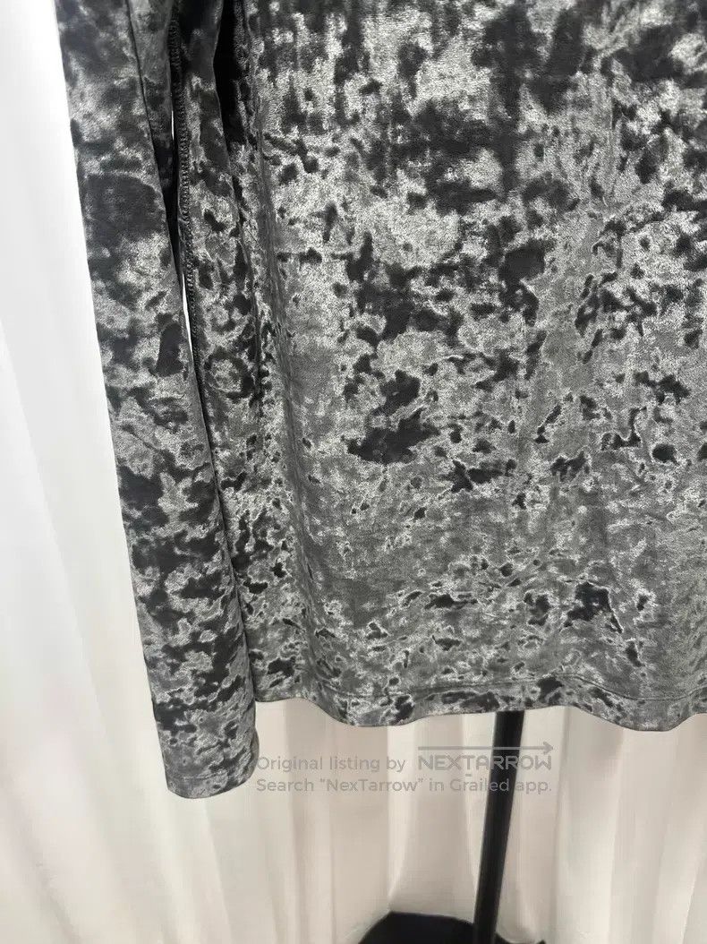 Dries Van Noten Dries Van Noten Velvet High-neck Sweatshirt Size US L / EU 52-54 / 3 - 3 Thumbnail