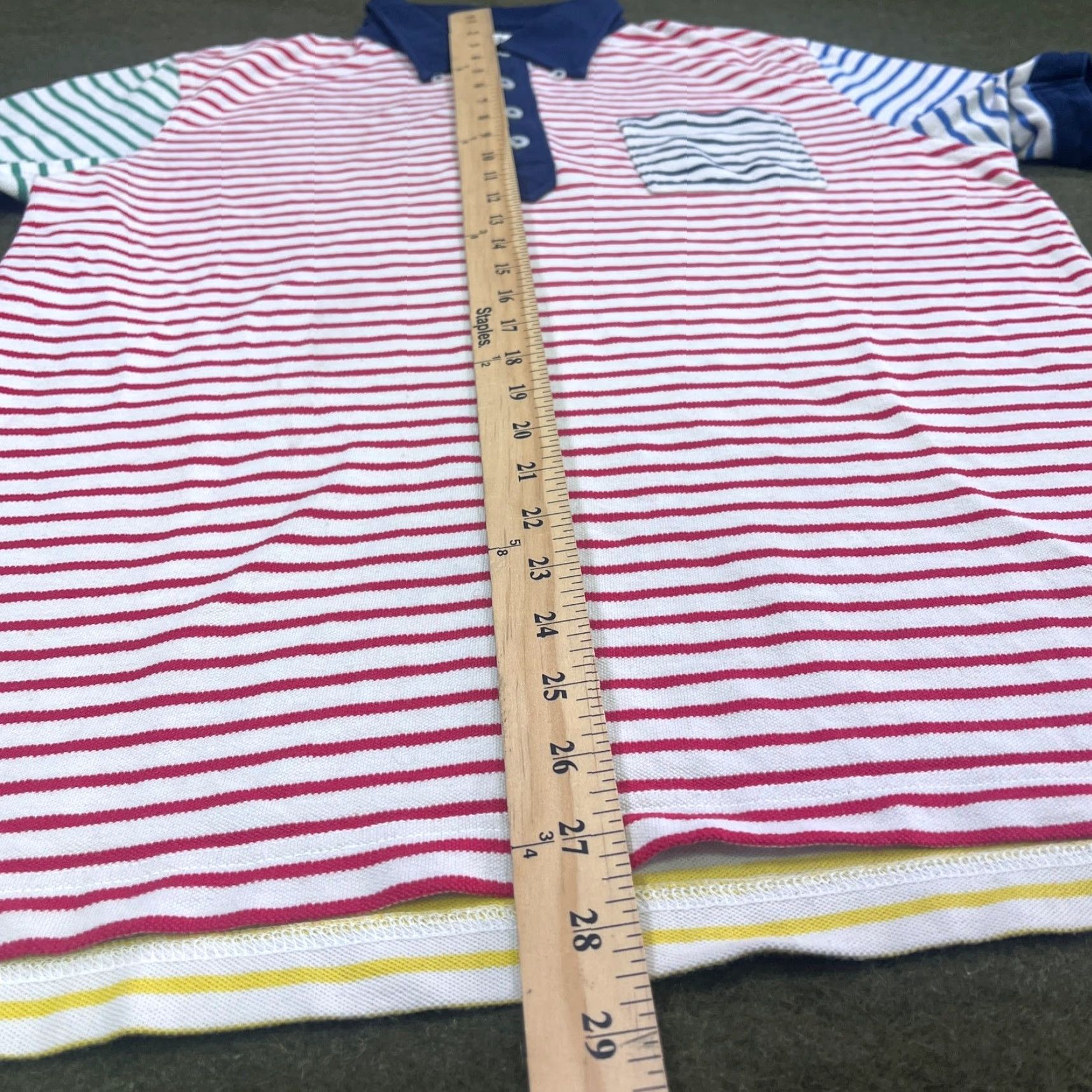 Uniqlo Uniqlo x Michael Bastian Polo Shirt Mens Large Multicolor Striped Cotton Golf Size US L / EU 52-54 / 3 - 6 Thumbnail