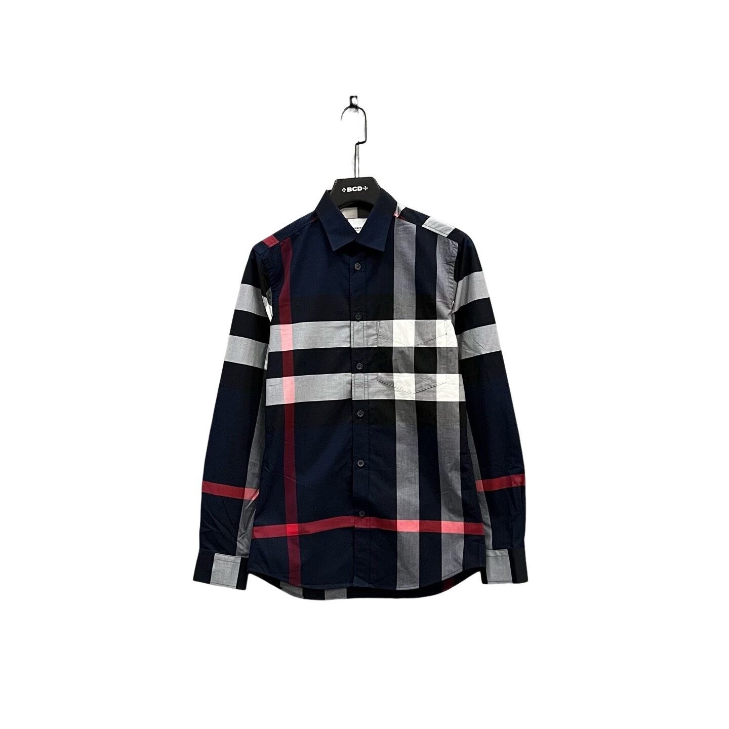 Burberry Burberry Navy Check Shirt Size XS Size US XS / EU 42 / 0 - 1 Thumbnail
