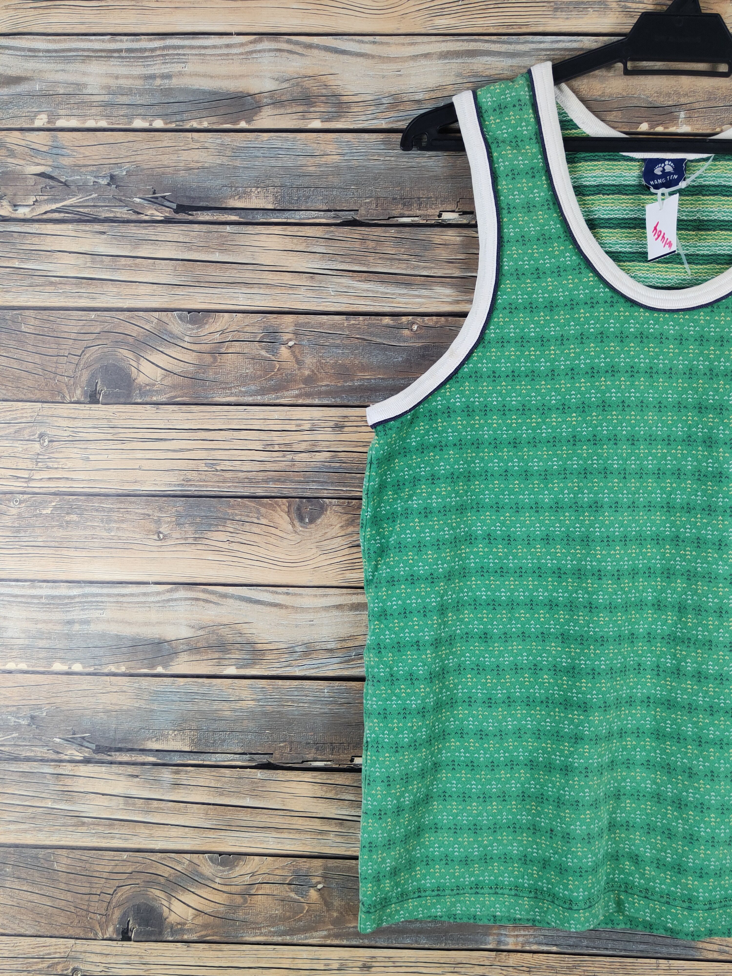 Hang Ten Hang Ten vintage Green Sleeveless #W1464 Size US M / EU 48-50 / 2 - 3 Thumbnail