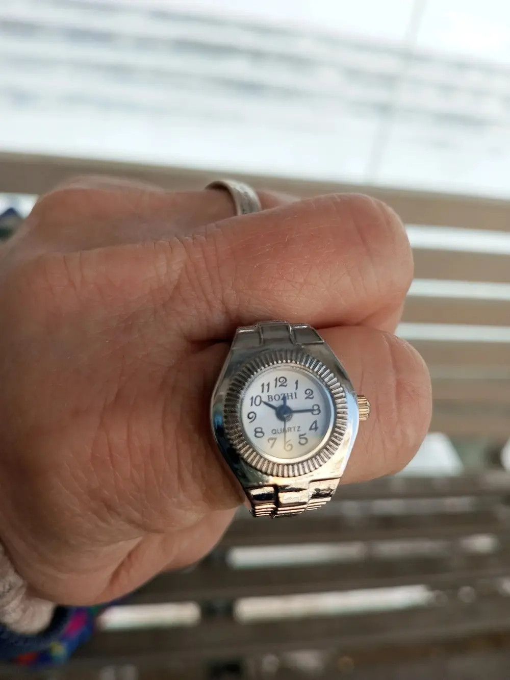 Jewelry Y2K 2000s vintage style Band Watch Ring Round Face Size ONE SIZE - 1 Thumbnail