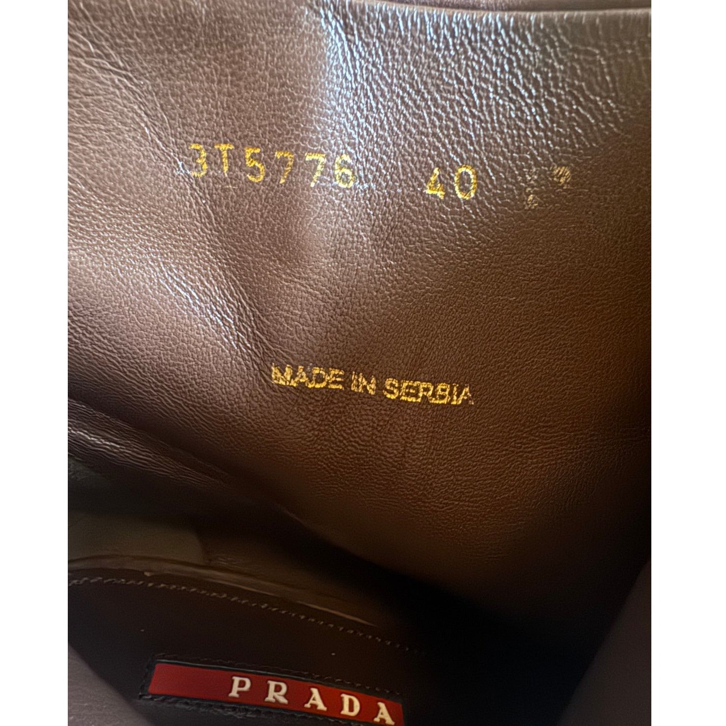 Prada Prada 90s Brown Leather booties Size US 9.5 / IT 39.5 - 5 Thumbnail