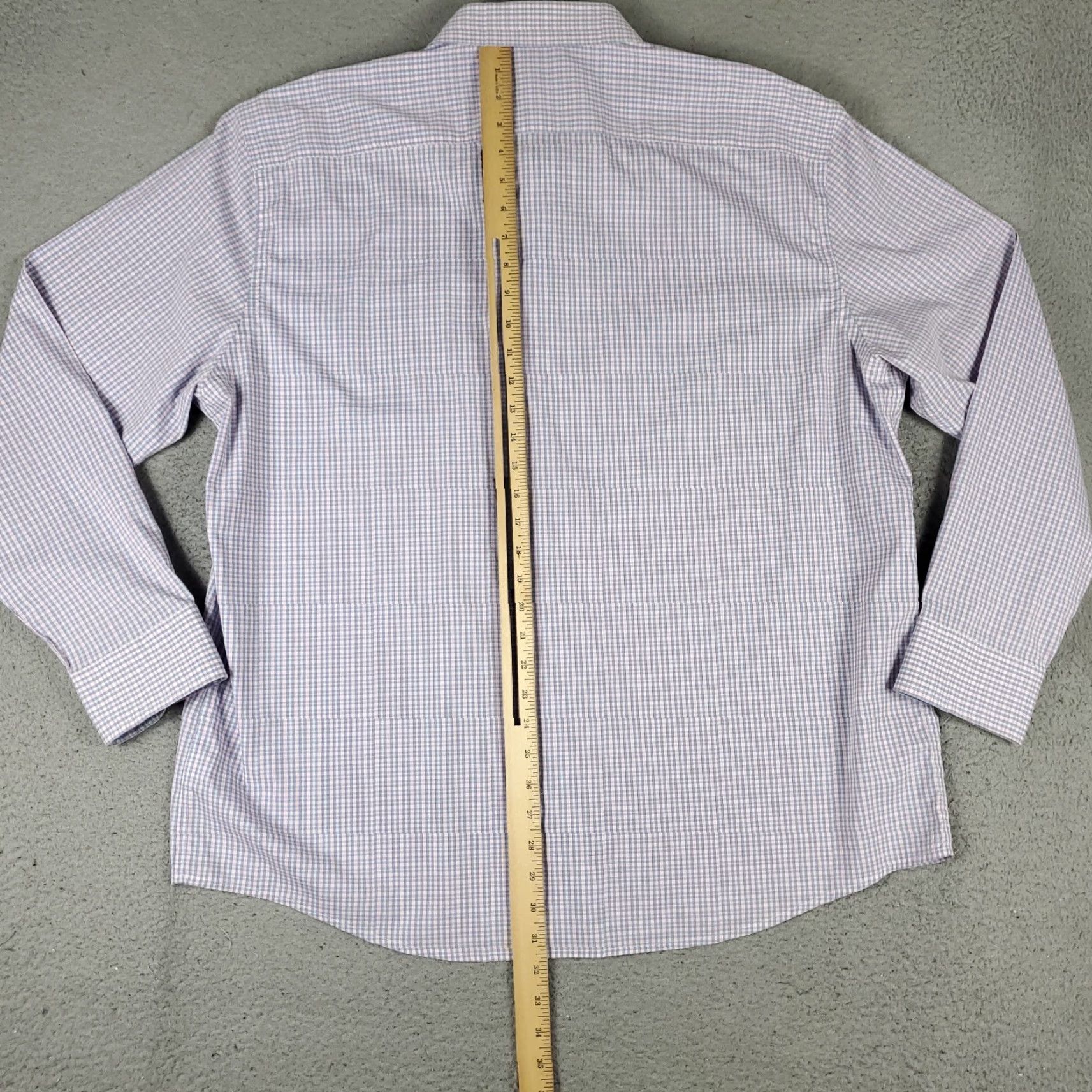 UNTUCKit UNTUCKit Shirt Mens 3XL Blue Purple Plaid Button-Up Long Sleeve Casual Business Formal Workwear Mens Button-Up UNTUCKit Size US XXL / EU 58 / 5 - 3 Thumbnail