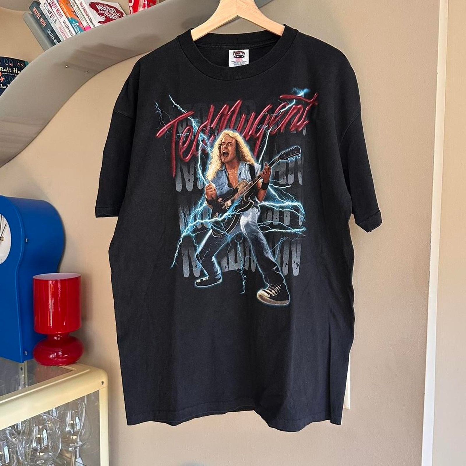Band Tees × Vintage Vintage 1999 Ted Nugent Band Shirt Size US XL / EU 56 / 4 - 1 Thumbnail