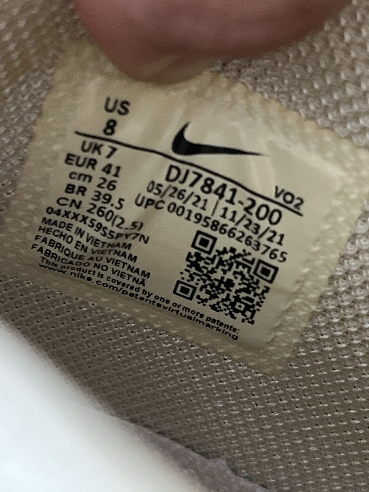 Nike × Stussy Air Force 1 Mid Stussy Fossil Size US 8 / EU 41 - 7 Thumbnail