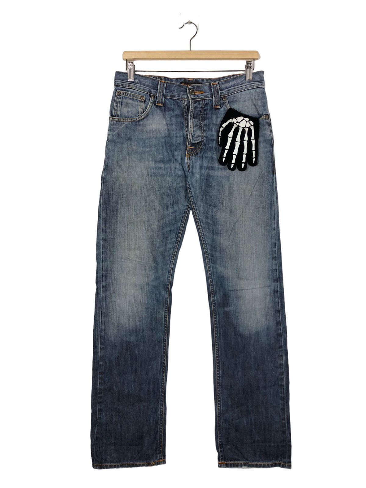 Japanese Brand 🔥Nudie Jeans Co Denim Straight Cut Issey Miyake Design Size US 32 / EU 48 - 1 Thumbnail