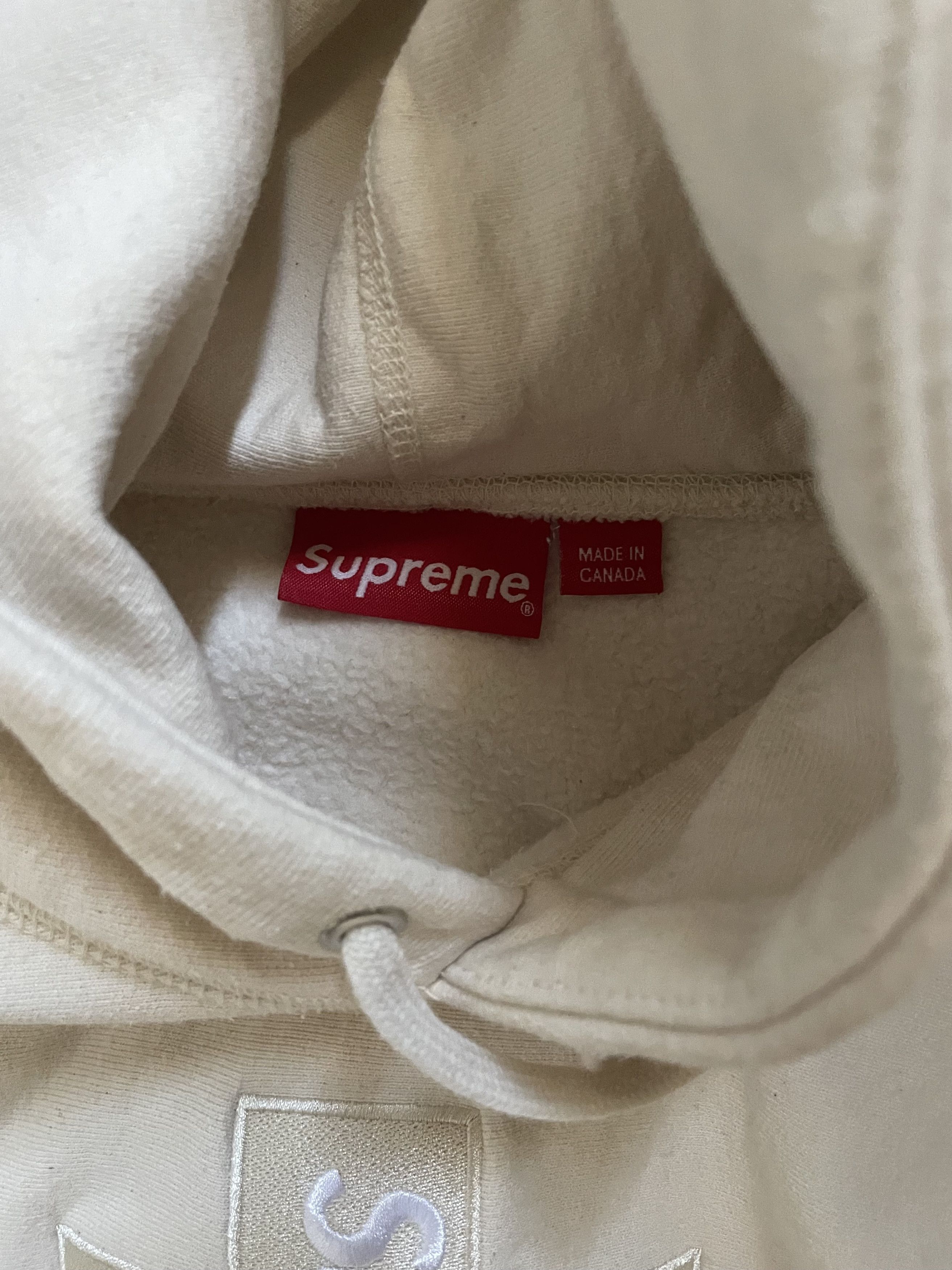 Supreme Supreme Cross Box Logo Hoodie Beige Natural Size US M / EU 48-50 / 2 - 4 Thumbnail