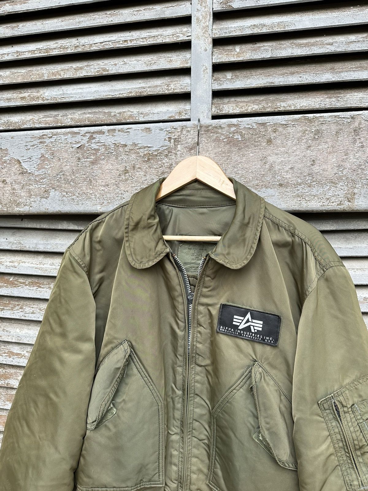 Alpha Industries 🪖Vintage Faded Alpha Industries MA-1 Bomber Jacket Size US L / EU 52-54 / 3 - 7 Thumbnail