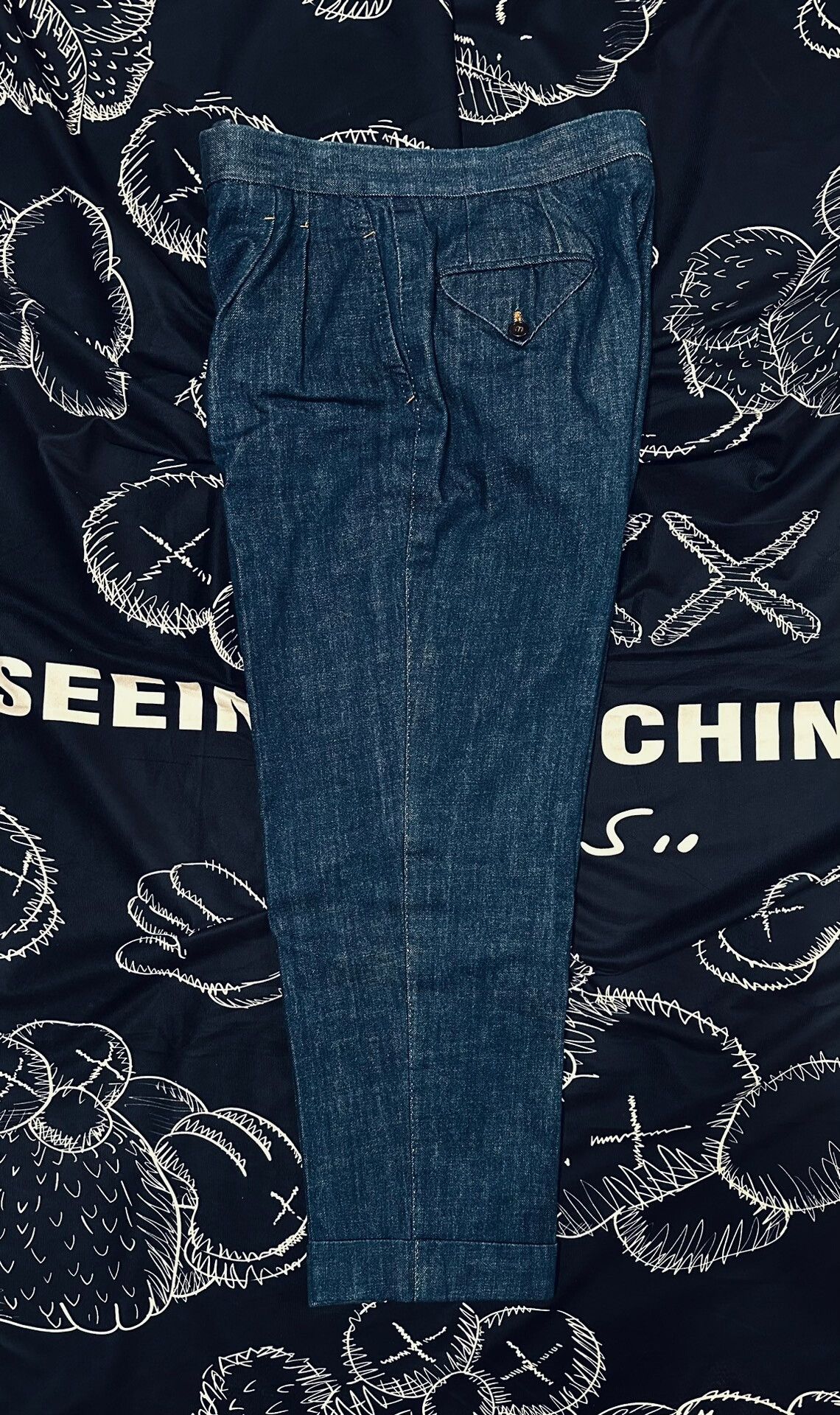 Japanese Brand Custom Handmade High-Waist Denim Pants Size US 34 / EU 50 - 1 Thumbnail