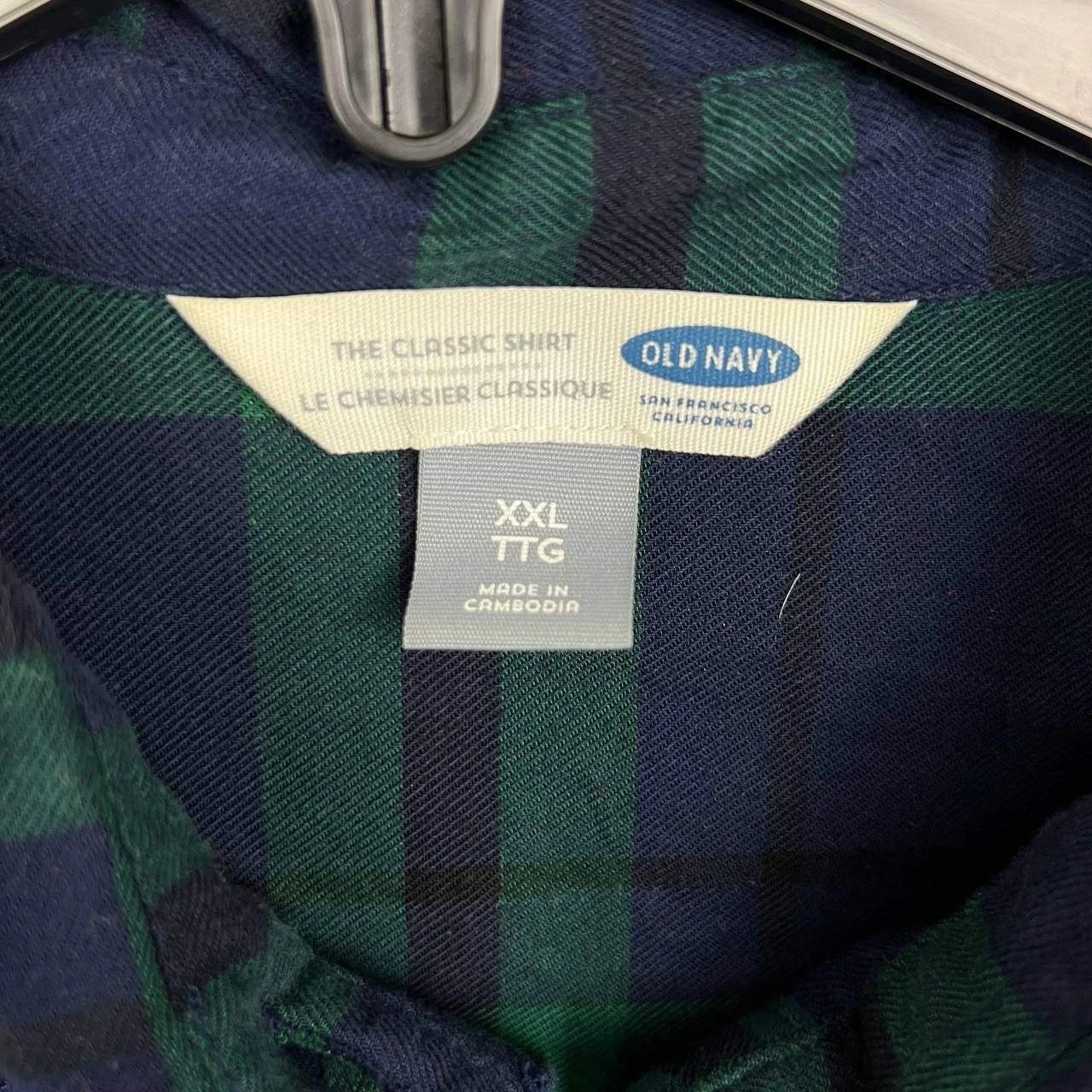 Old Navy Old Navy Button Up Shirt Men Flannel Collared Cotton 2XL Size US XXL / EU 58 / 5 - 7 Thumbnail