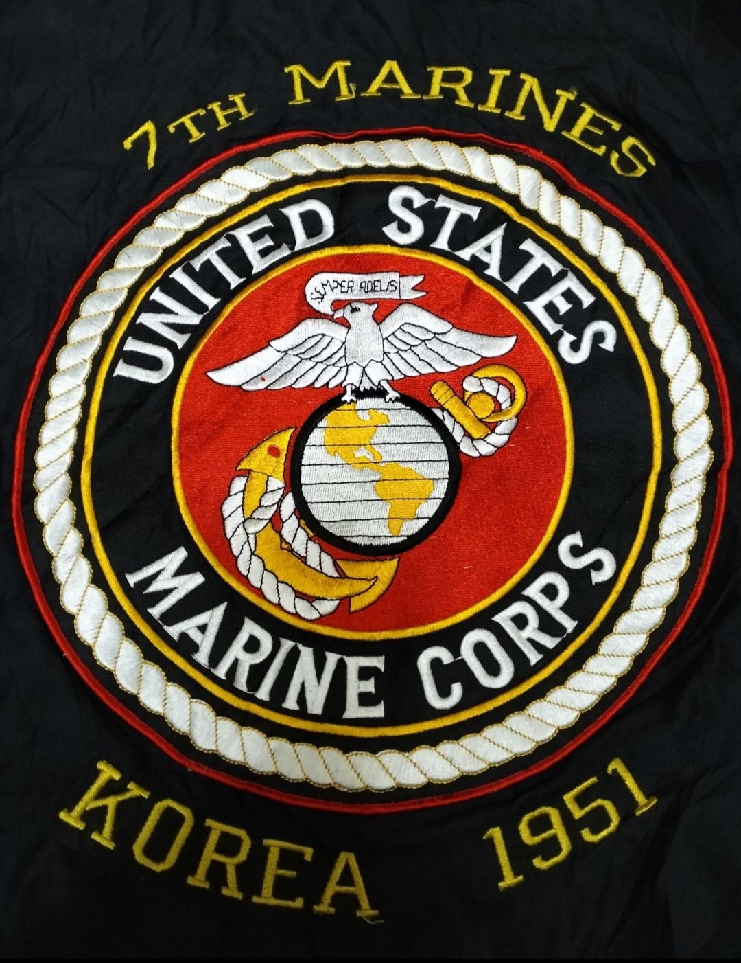 Vintage US MARINE Corps 7th Marine 1951 KOREA WARS JACKET Size US L / EU 52-54 / 3 - 2 Thumbnail