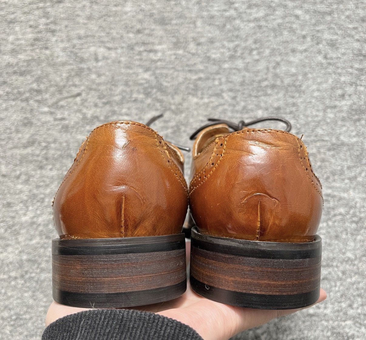 Gucci Gucci Brown Leather Shoes K12 Size US 7 / EU 40 - 5 Thumbnail