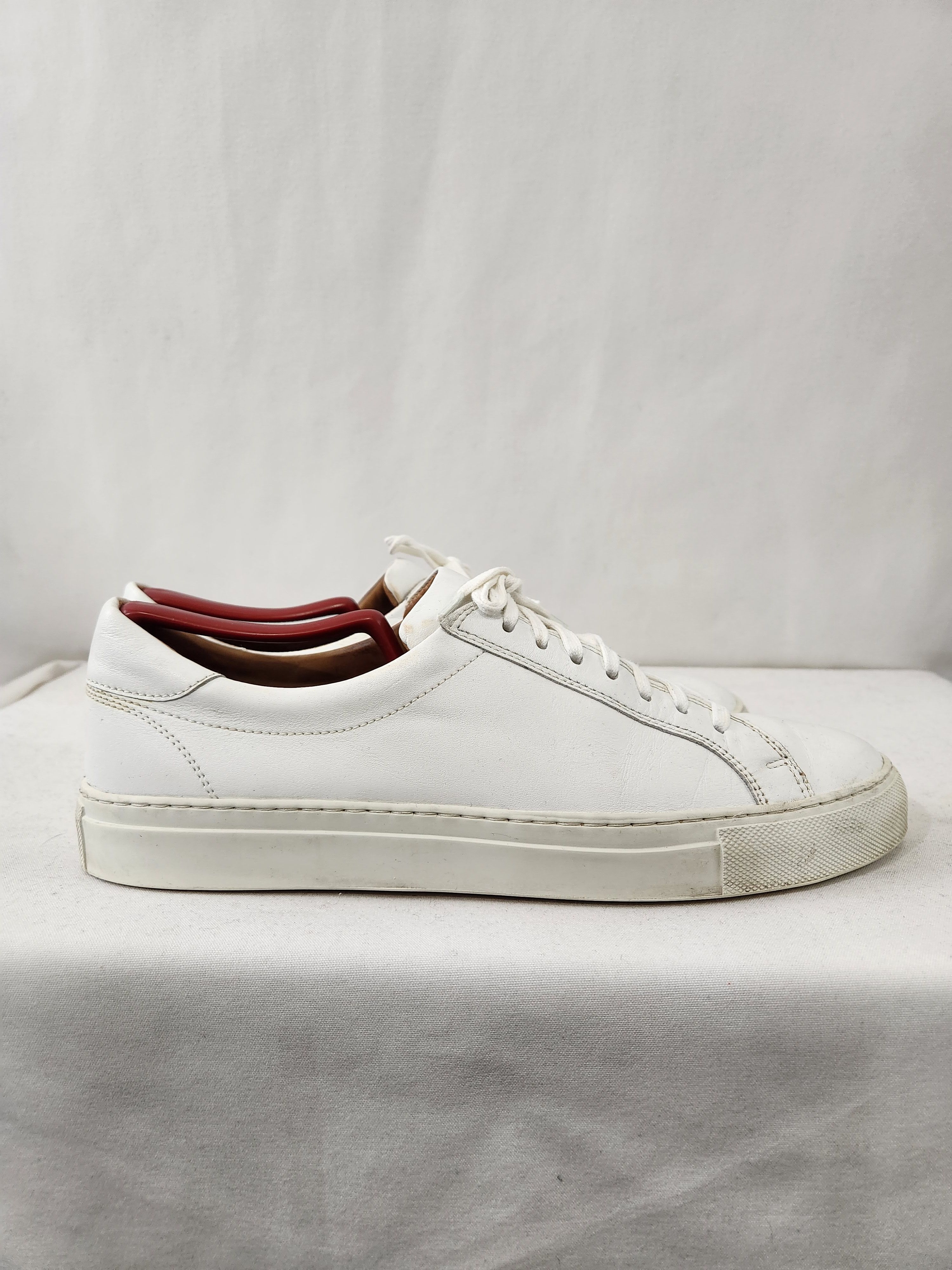 gravitypope White Leather Low Top Tennis Sneaker Made in Italy sz 41 EU Size US 8 / EU 41 - 2 Thumbnail