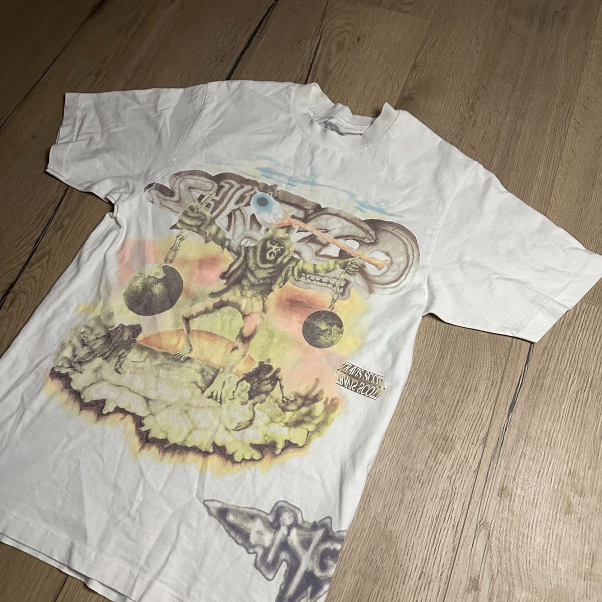 Travis Scott Travis Scott Graphic T-Shirt Size M Size US M / EU 48-50 / 2 - 2 Thumbnail