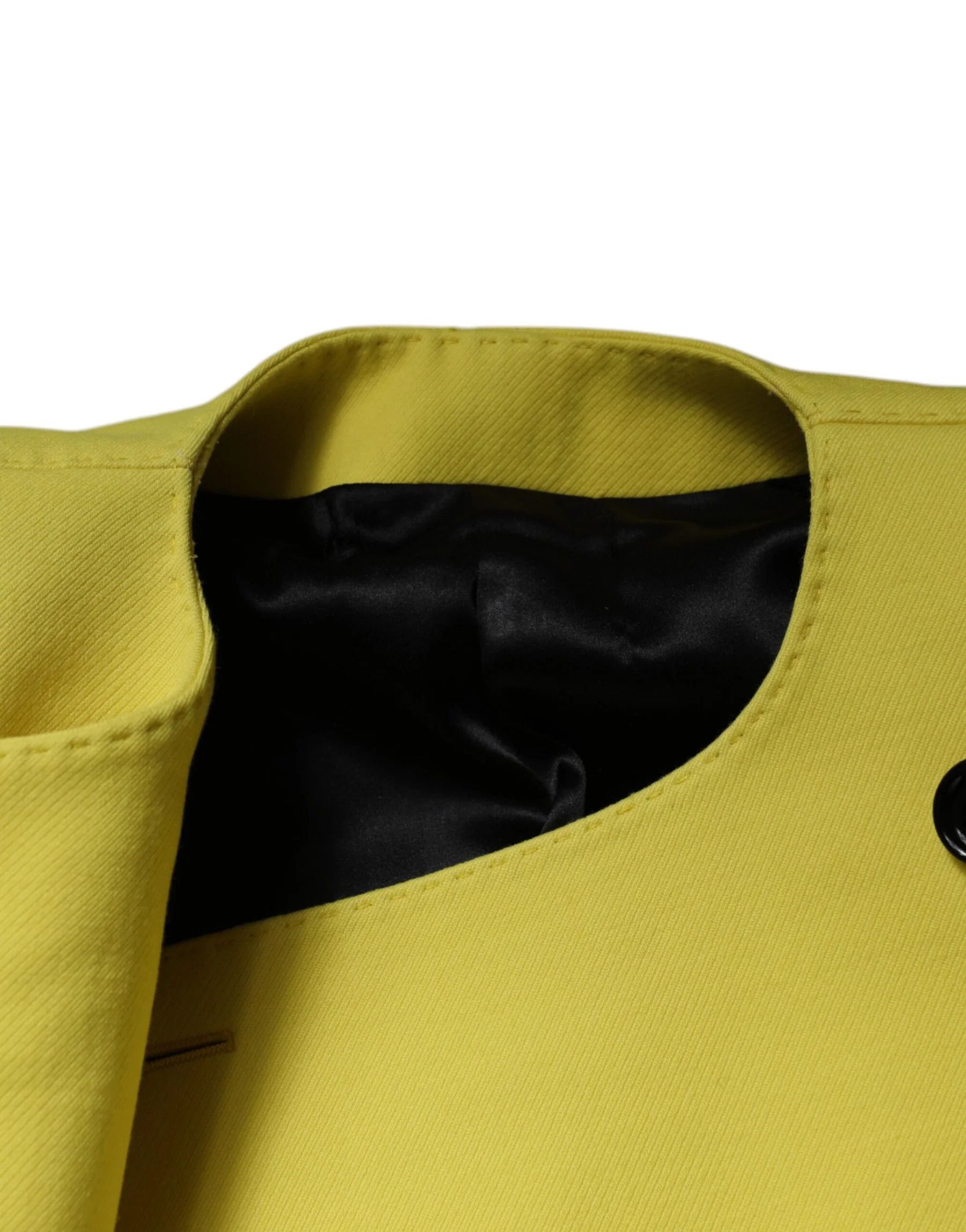 Dolce & Gabbana o1y0825 Blazer in Yellow Size XL / US 12-14 / IT 48-50 - 7 Thumbnail
