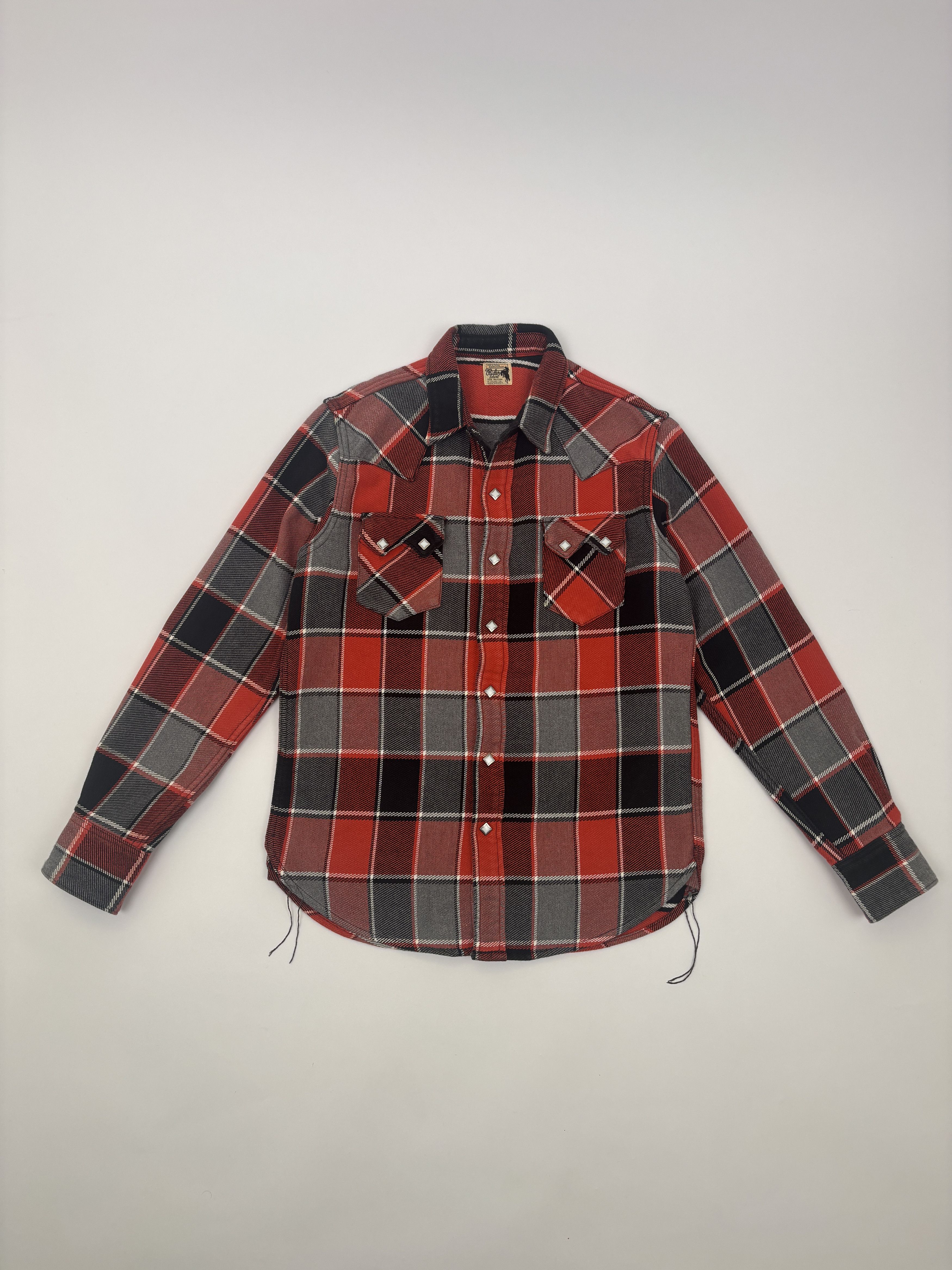 The Real McCoy's Joe McCoy Western Flannel Shirt Plaid Cotton Made in Japan Size US S / EU 44-46 / 1 - 1 Thumbnail