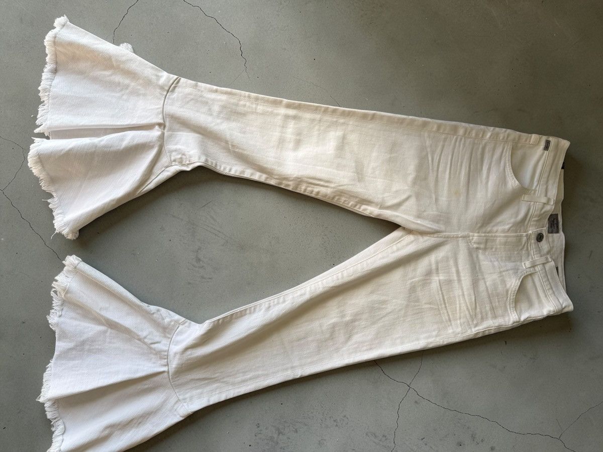 Citizens Of Humanity Citizens of Humanity White Flare Jeans Size 25 Ruffle Hem Size 25" / US 0 / IT 36 - 1 Thumbnail