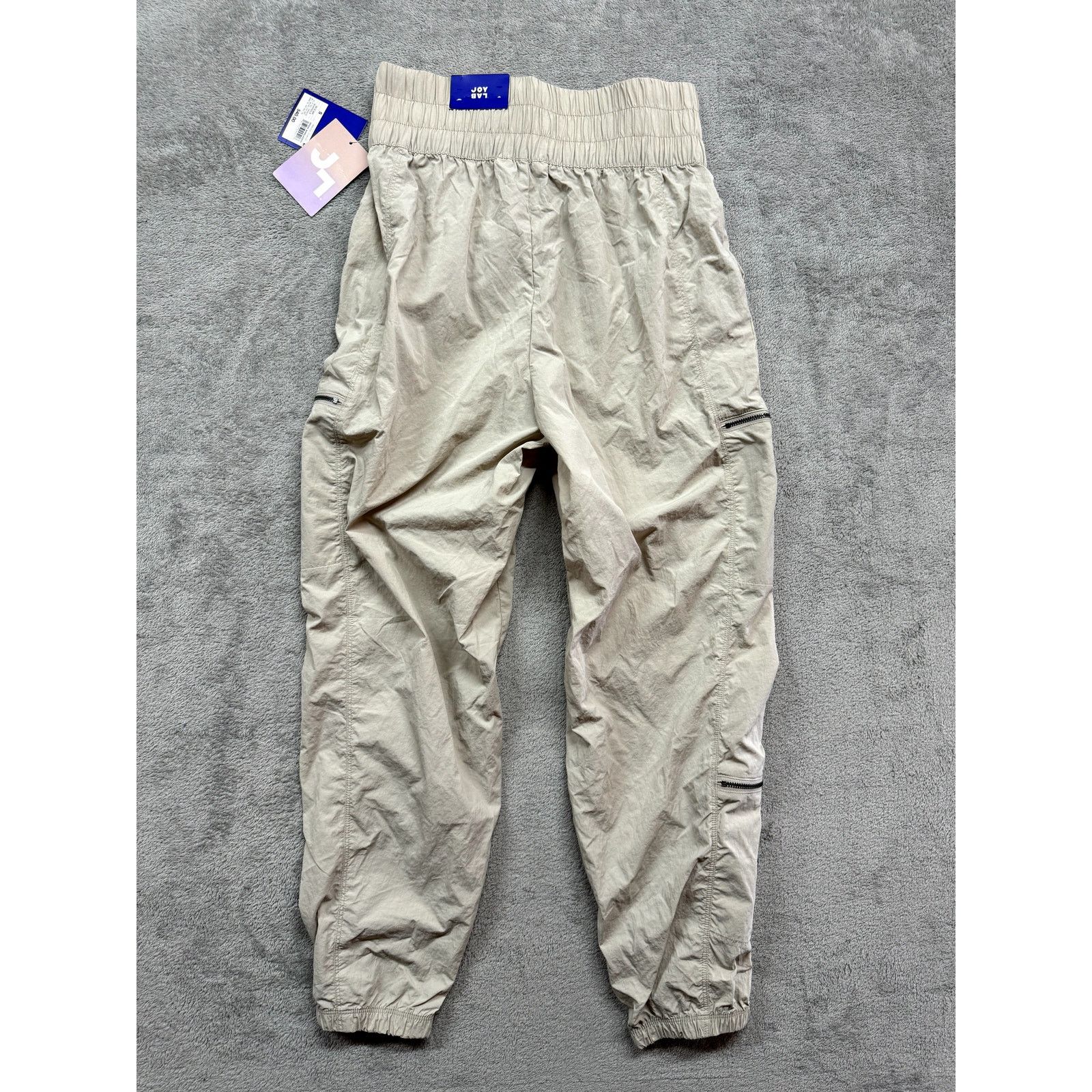 Joya JoyLab Jogger Womens Small Beige Windbreaker High Rise Cargo Size 27" / US 4 / IT 40 - 2 Thumbnail