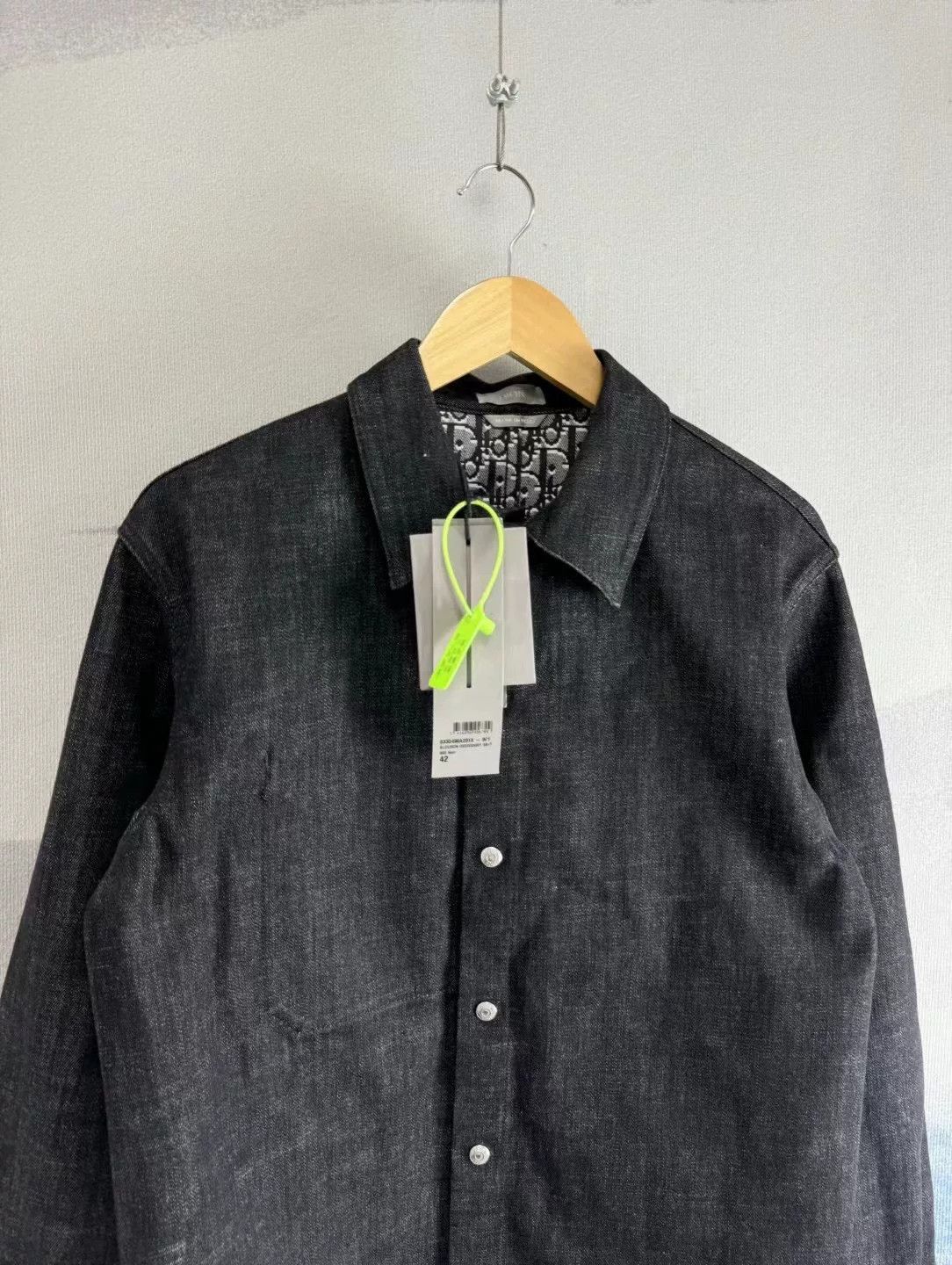 Dior Dior SS22 Oblique Lined Denim Overshirt Size US XS / EU 42 / 0 - 2 Thumbnail