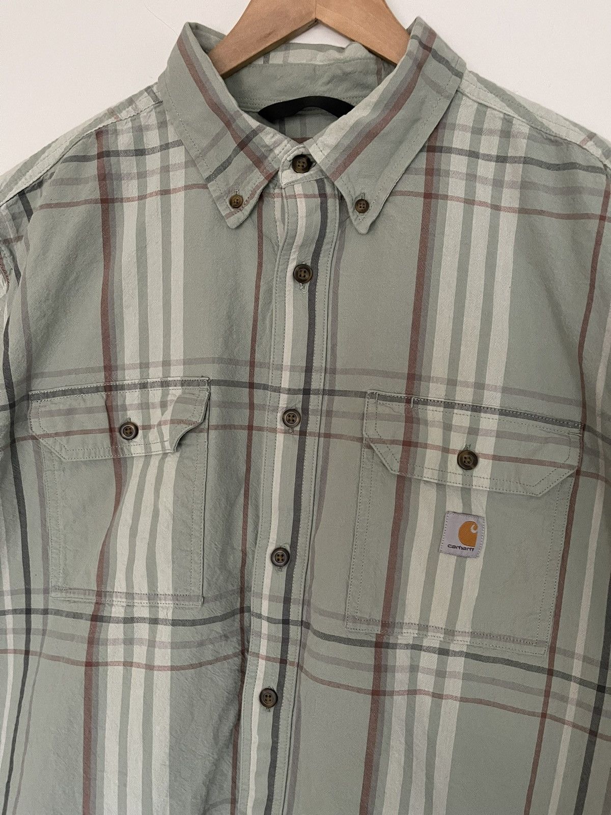 Carhartt Carhartt Button Up Shirt Size US XL / EU 56 / 4 - 2 Thumbnail