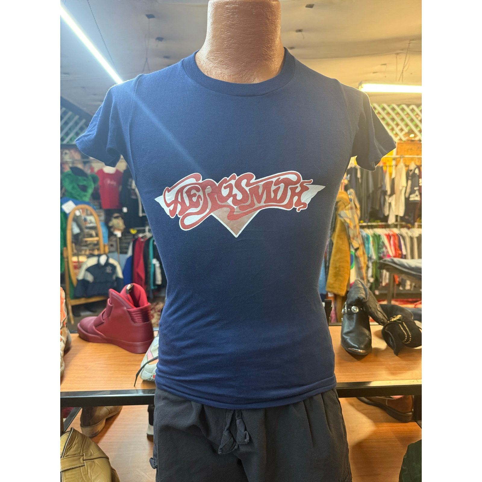 Other True Vintage Aerosmith Blue and Red Size US S / EU 44-46 / 1 - 1 Thumbnail