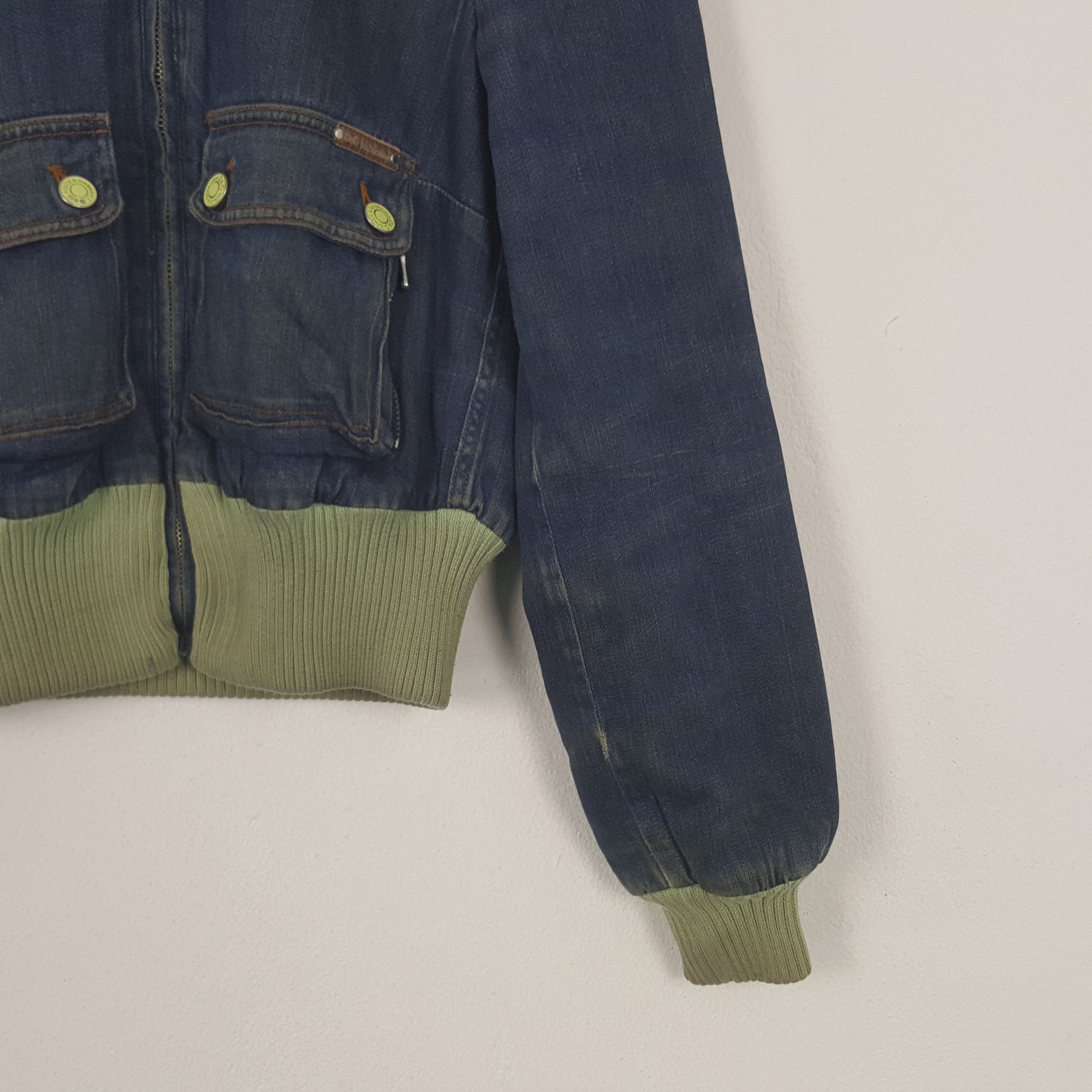 Dolce & Gabbana Vintage Dolce & Gabbana Italian Brand Crop Denim Jacket RR4 Size XS / US 0-2 / IT 36-38 - 2 Thumbnail